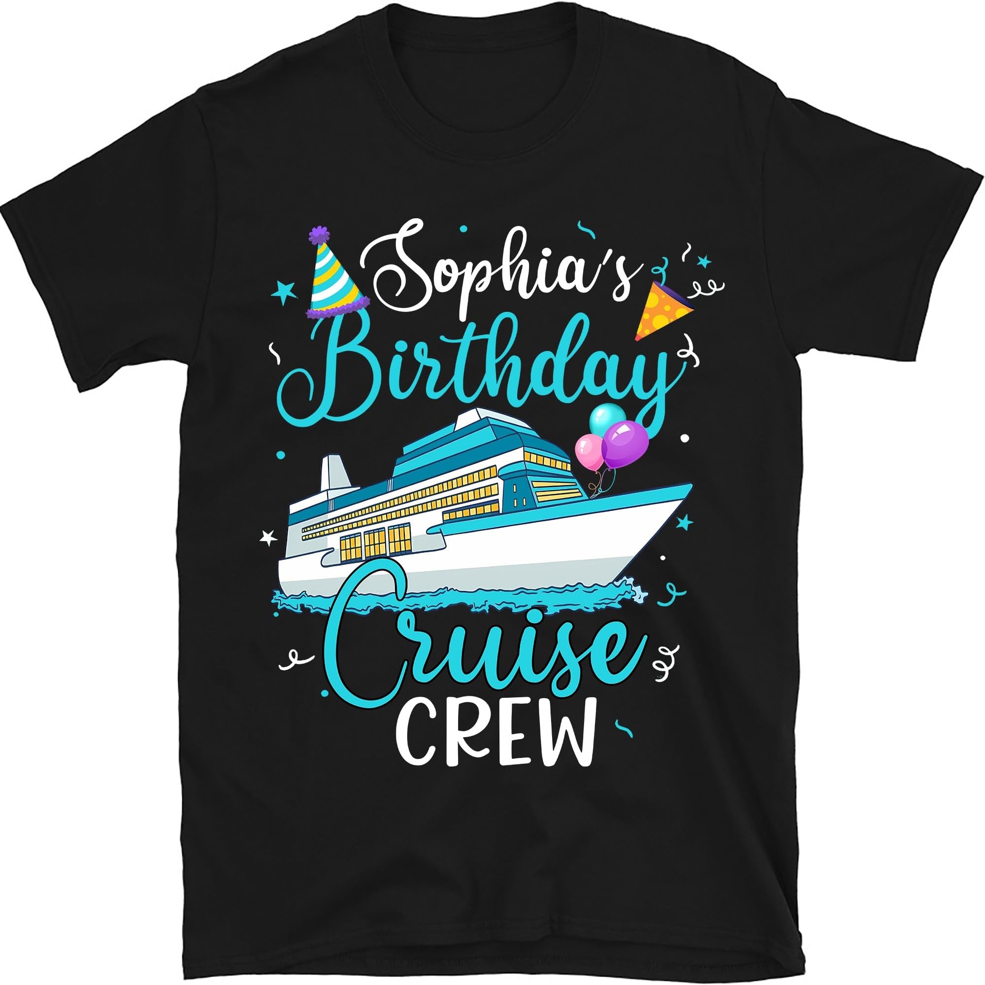 Birthday Cruise Crew Shirt, My Birthday Cruise Shirt, Ship Vacation Party Gift Cruising T-Shirt, Family Vacation Shirt, Cruise Shirt