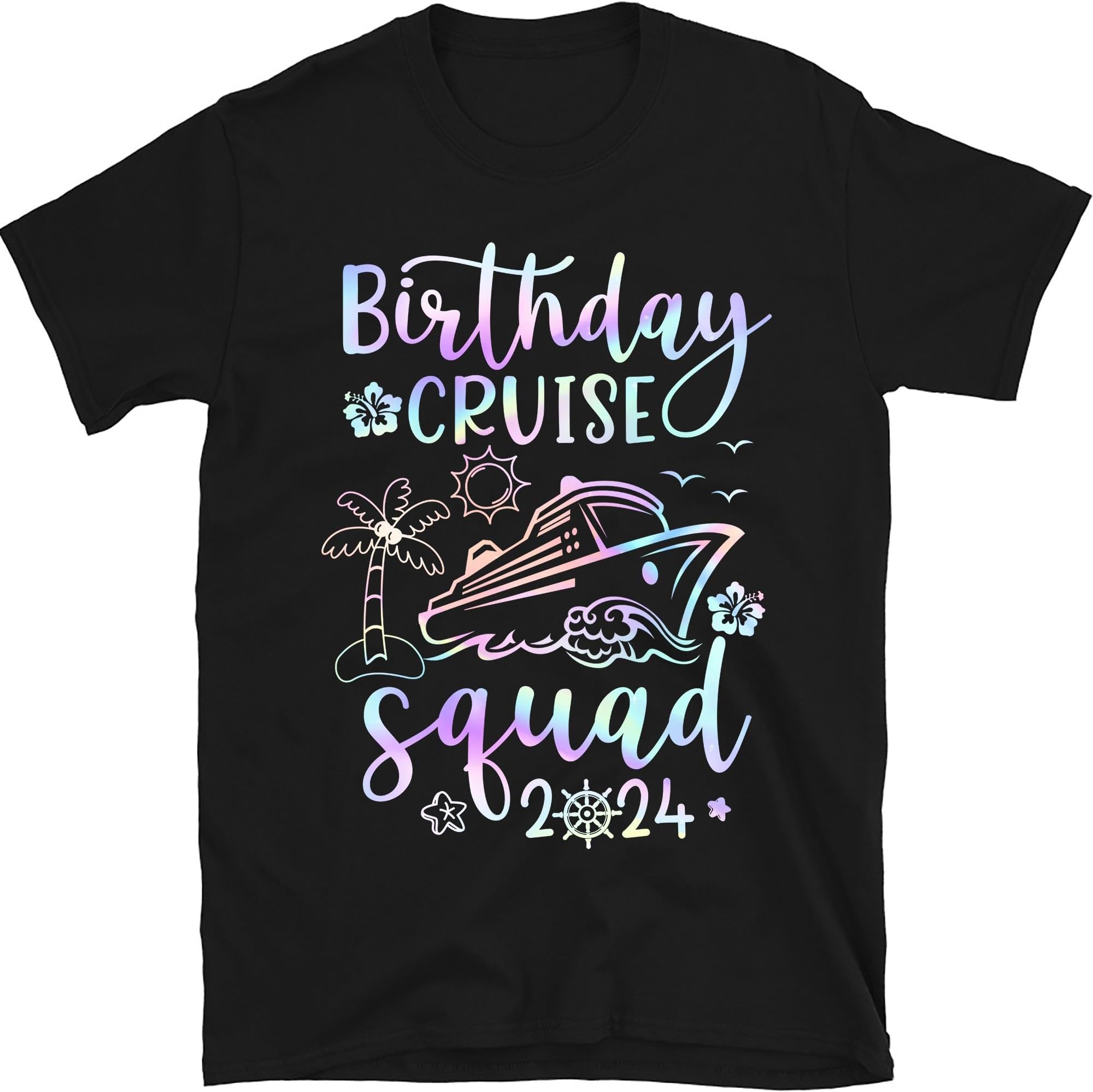 Personalized Birthday Cruise Squad Shirt, Birthday Cruise Shirt, Cruising Family Birthday Shirt, Family Cruise Vacation Shirts, Small