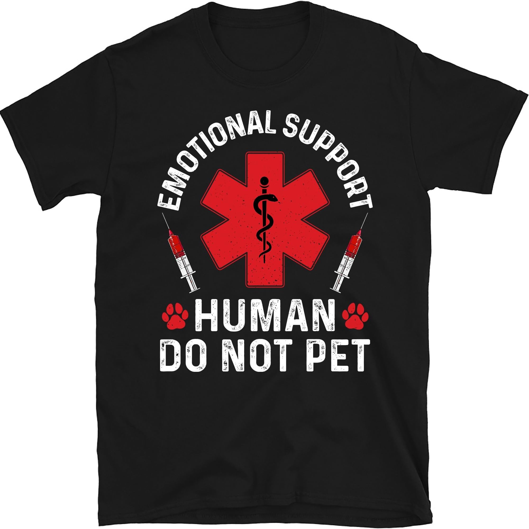 Emotional Support Human Do Not Pet Service Dog Lovers Funny, Small