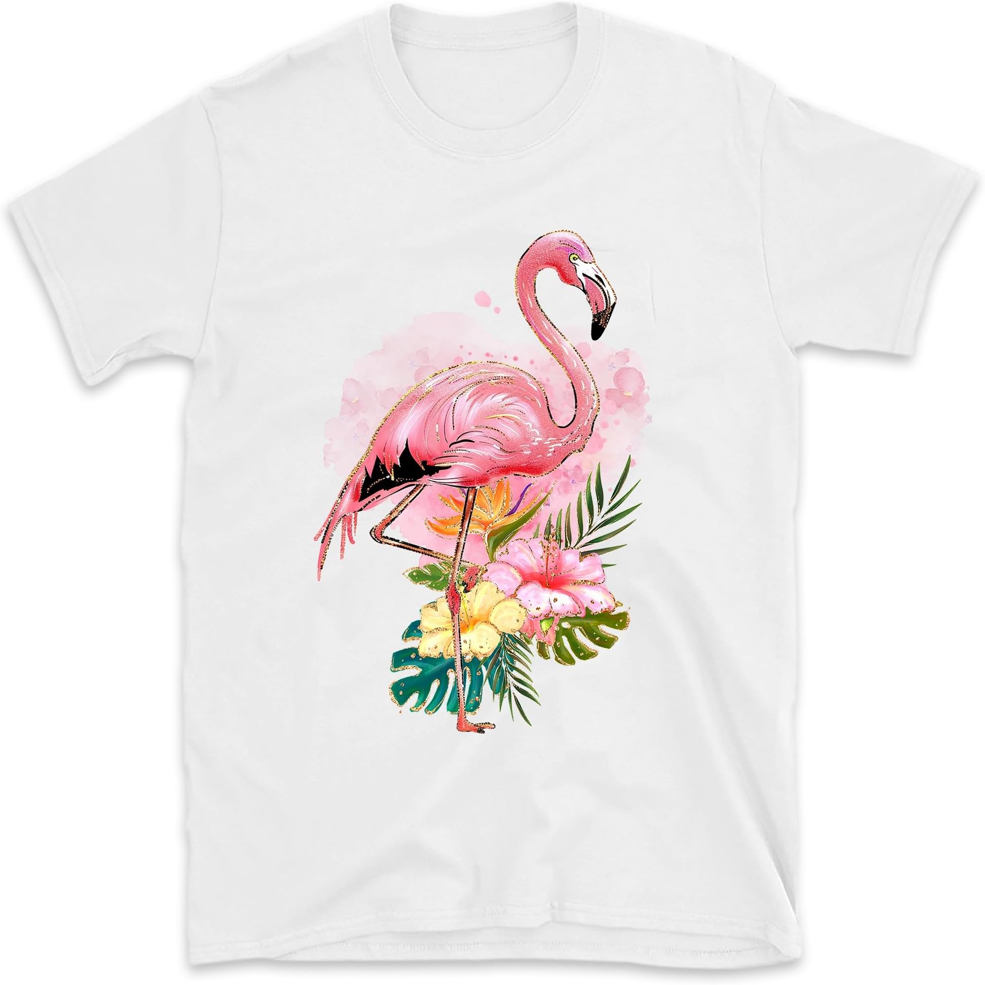 Watercolor Flamingo Shirt, Flamingo Shirt Gift, Flamingo Lover Gift, Flamingo Tee, Flamingo Gift for Women, Small