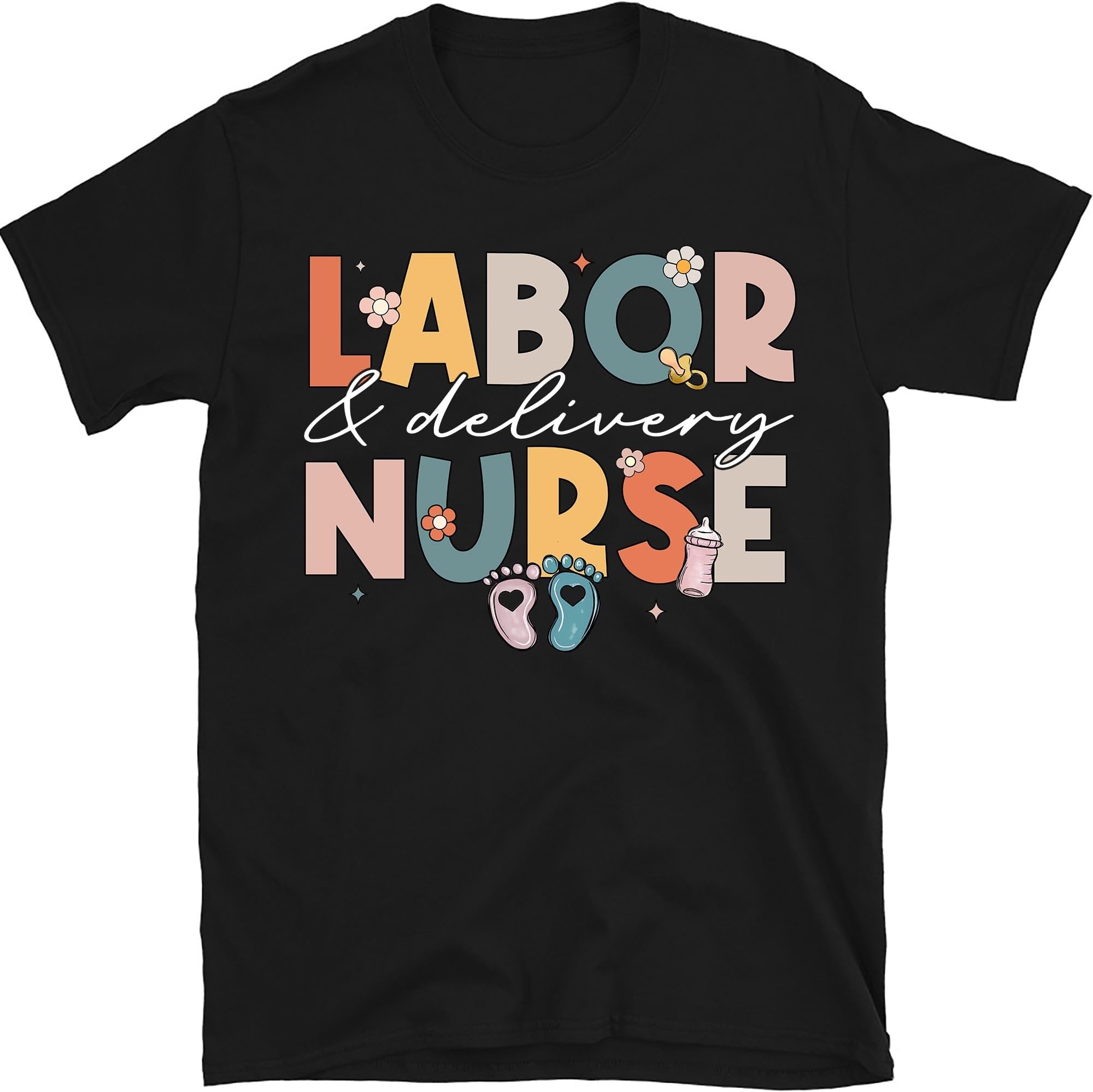 Vintage Flowers Labor and Delivery Nurse L&D Nurse