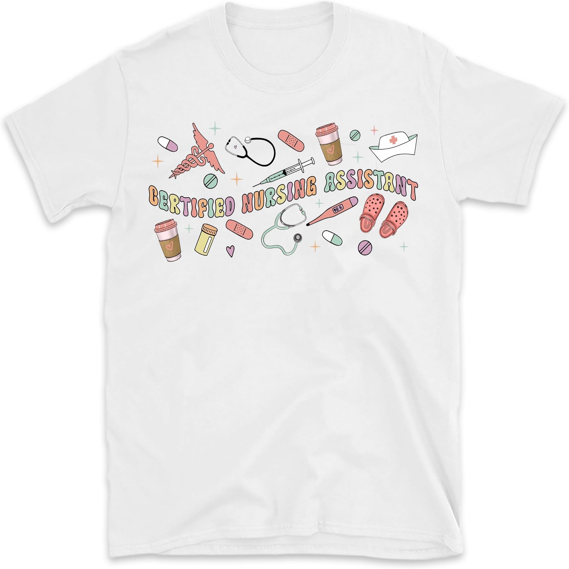 Retro CNA Shirt, Certified Nursing Assistant Shirt, CNA Gifts, CNA Graduation Shirt, Nursing School Tee, Gift for Nurse, Small