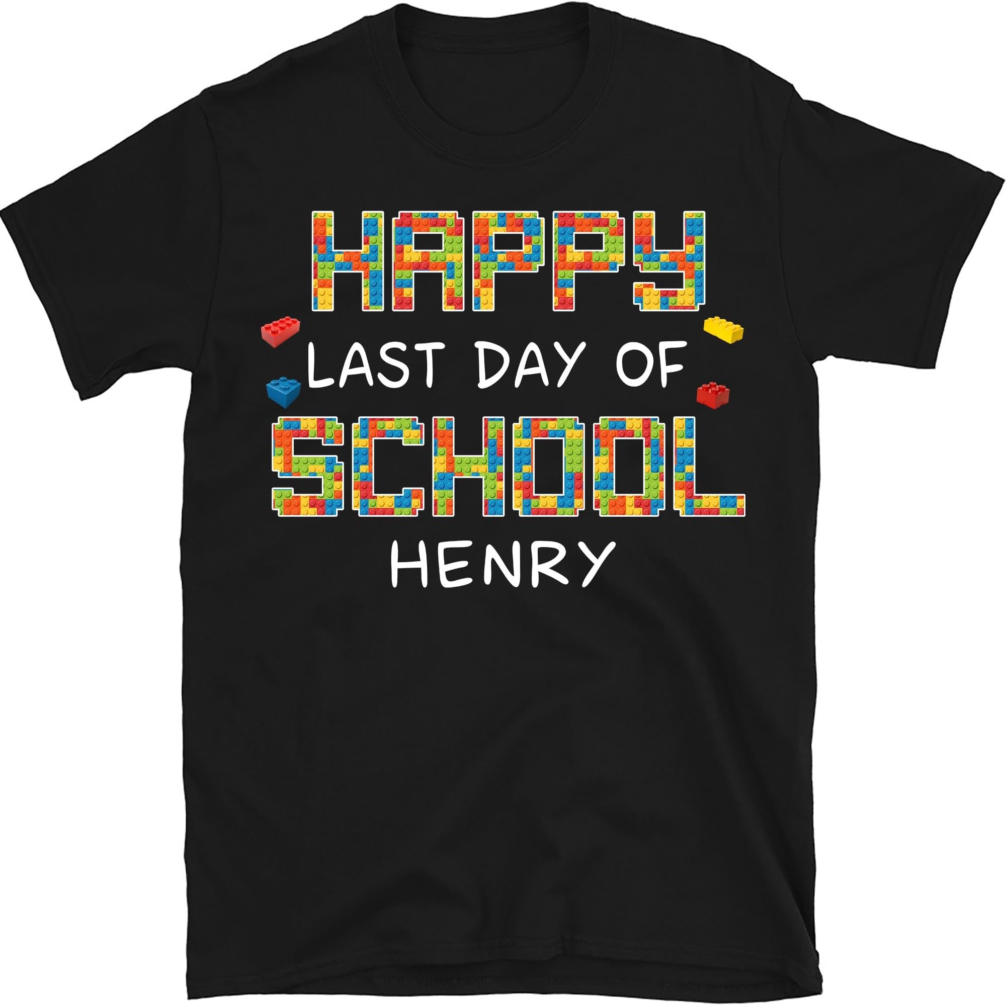 Last Day of School Building Blocks Shirt, End of Year Shirt, Toddler Kid Shirt, School Out for Summer, Building Block Kid Shirt