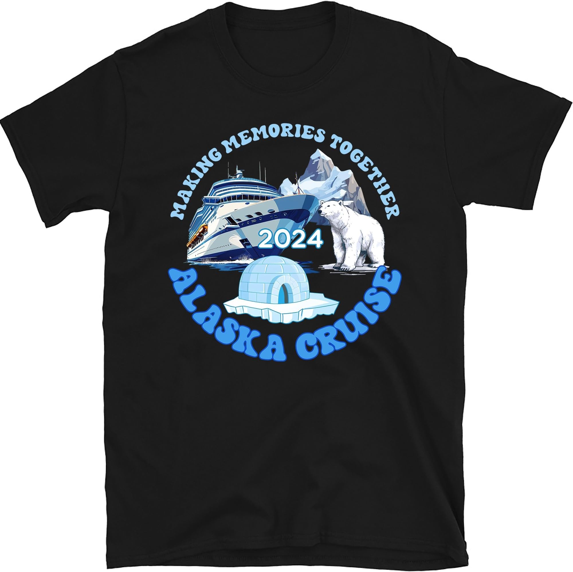 Alaska Cruise T Shirts, Personalized, Alaska Cruise Shirt, Alaska 2024 Cruise t-Shirts, Cruisin to Alaska, Alaska Family Cruise Shirts, Small