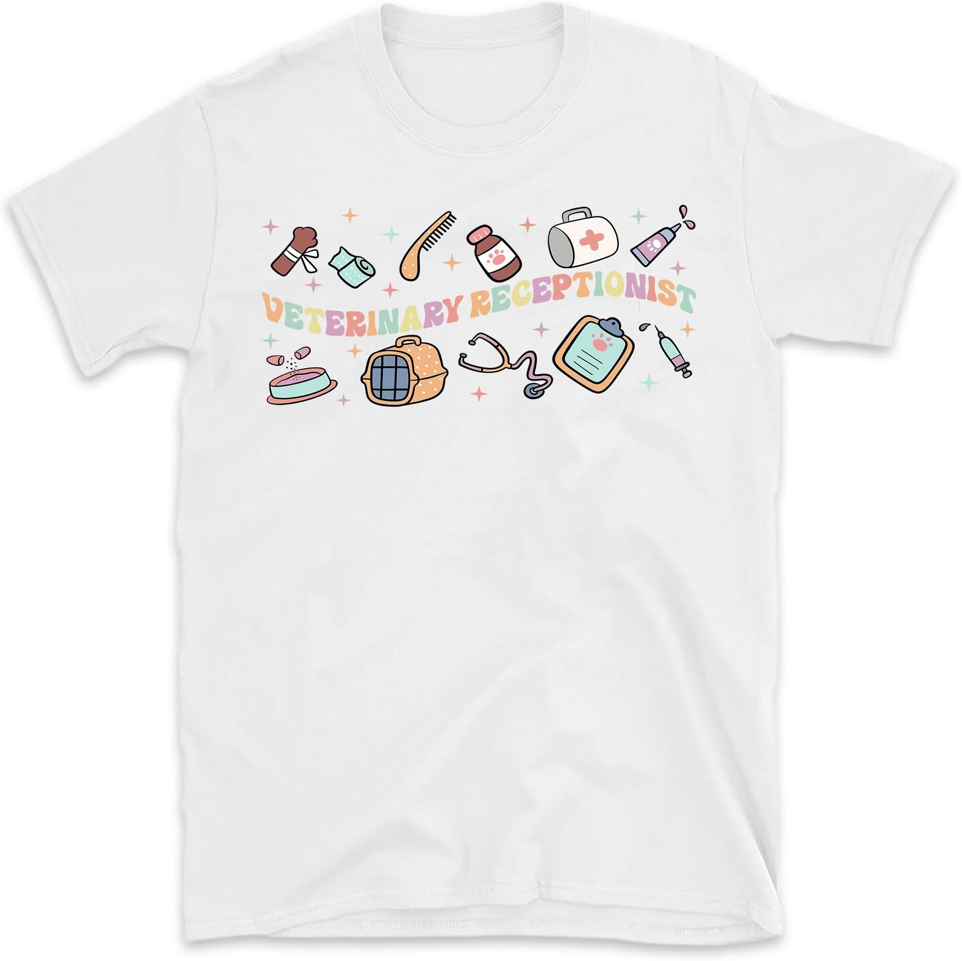 Veterinary Receptionist Shirt, Receptionist Gift Veterinarian Staff Gift, Vet Tech Shirt, Veterinary Receptionist Tee, Small