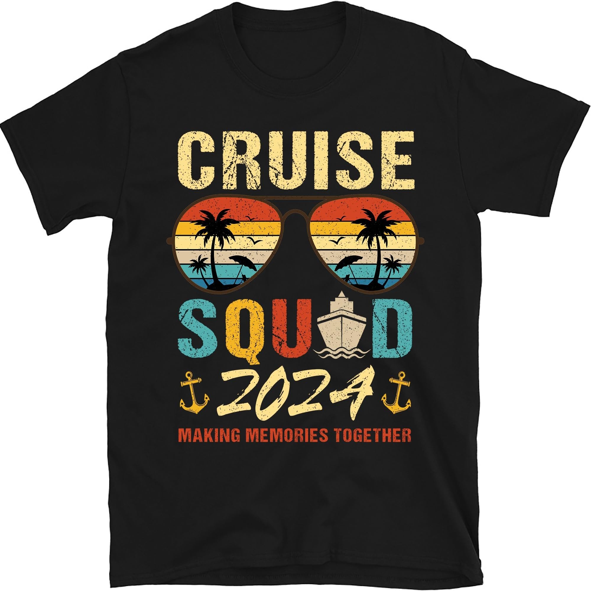 Cruise Squad 2024 Making Memories Together Vintage Matching, Small