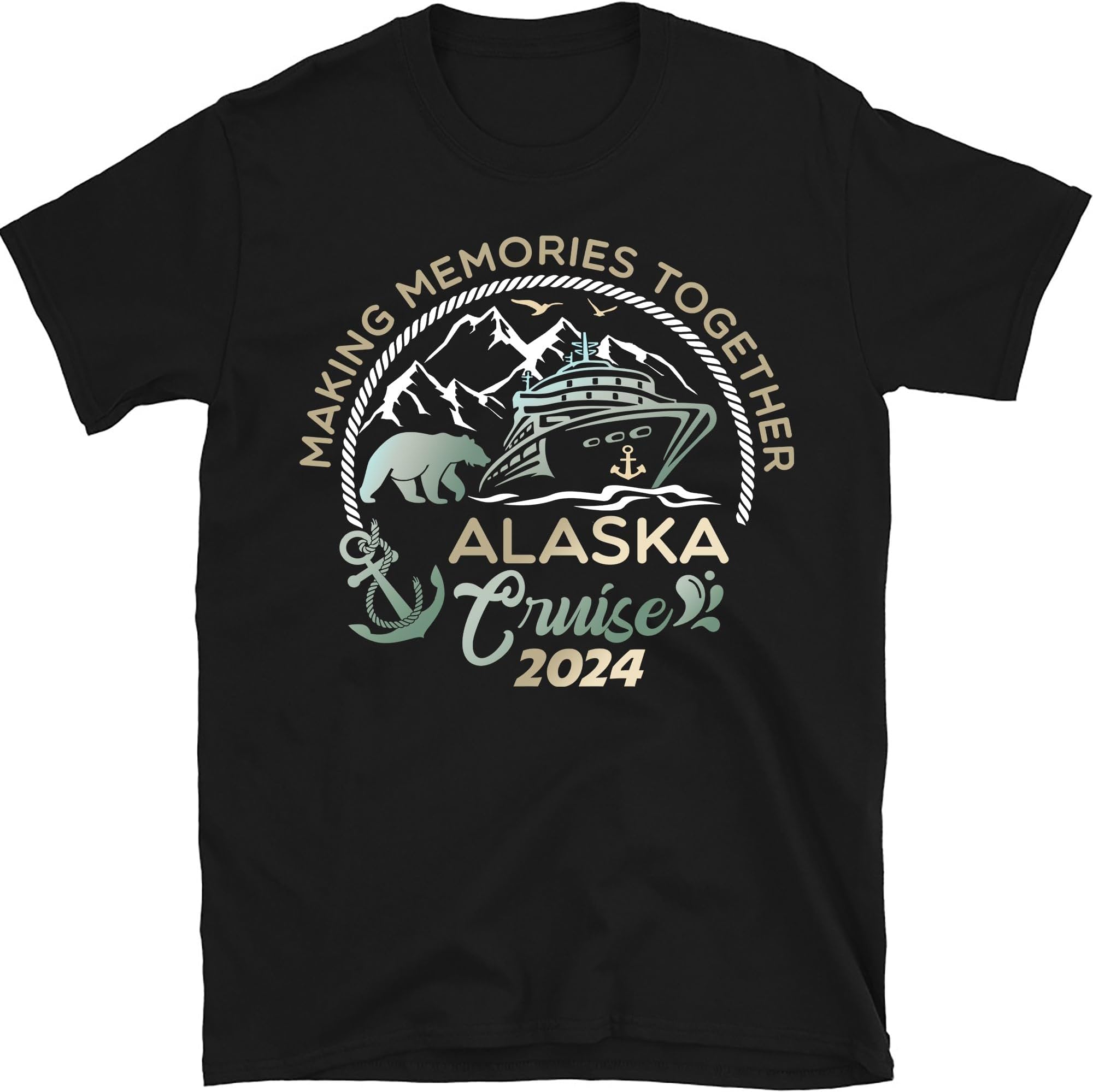 Alaska Cruise 2024 Shirt, 2024 Alaska Cruise Sweatshirt, Matching Cruise Squad Sweatshirt, Alaska Family Trip Sweater, Small
