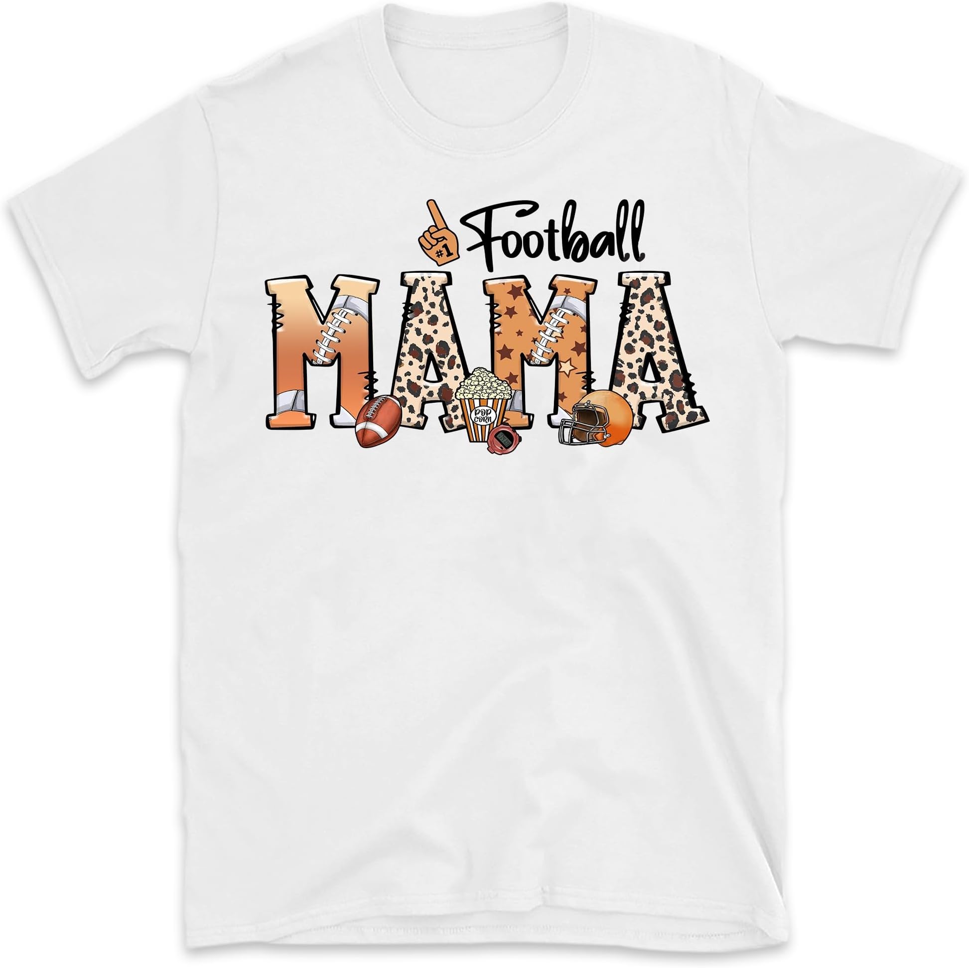 Football Mama Leopard Print Football Mom Mother's Day, Small