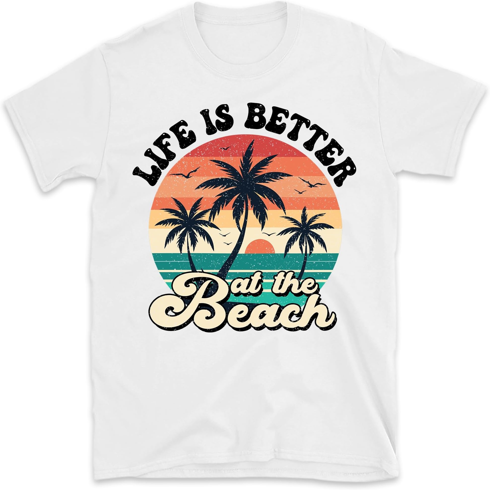 Life is Better at The Beach Vintage Groovy Summer Holiday, Small