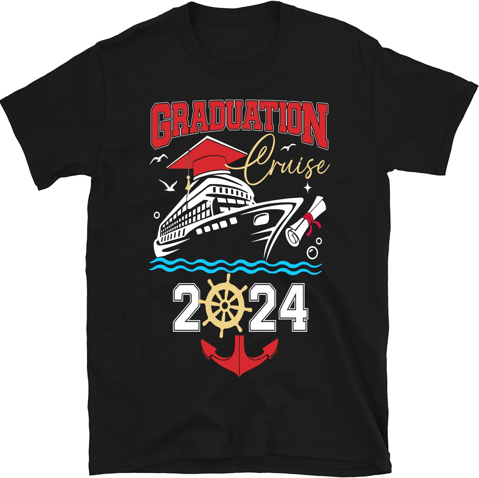 Graduation Cruise 2024 Shirts, Graduation Shirt for Family, Graduation Vacation 2024, Cruise Shirt, Summer Ship Trip Tee, Small