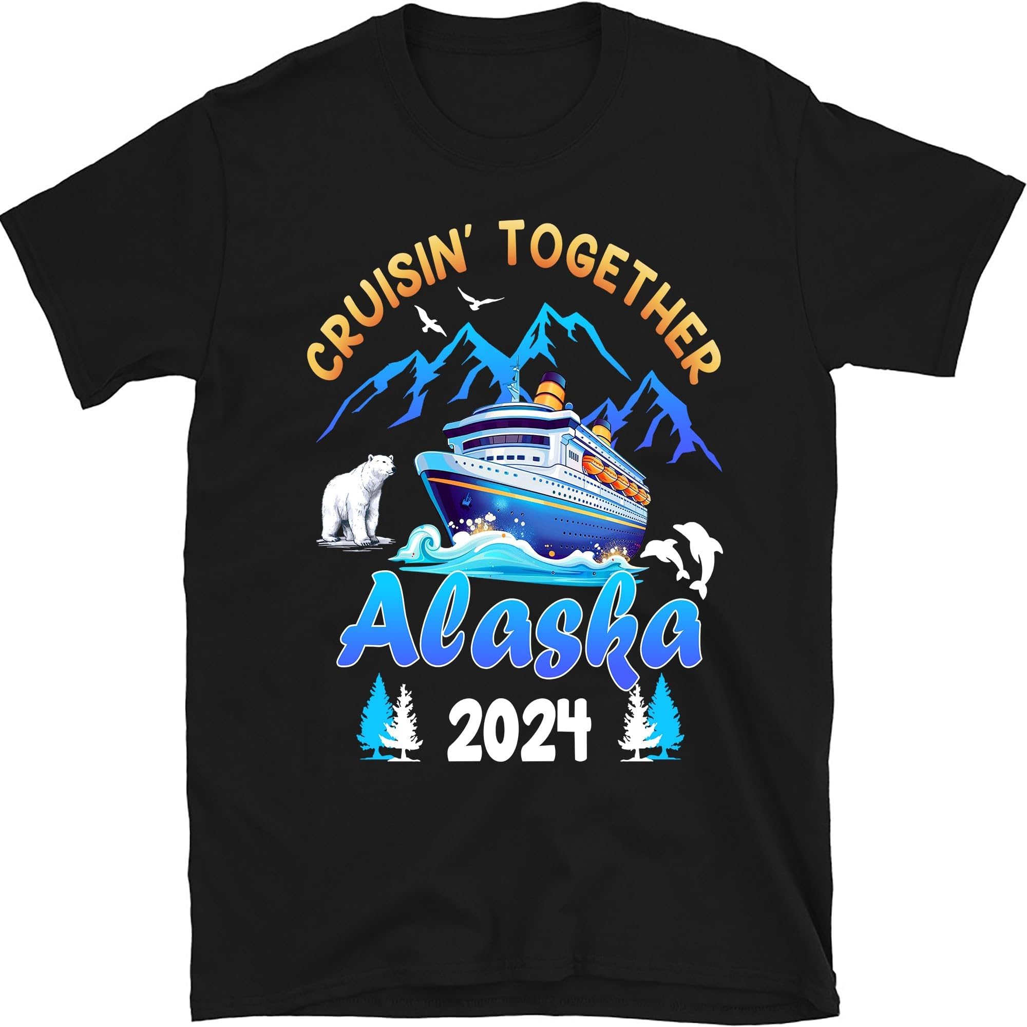 Alaska Cruise 2024 Sweatshirt, Matching Cruise Squad Sweatshirt, Family Cruise Travel Sweatshirt, Alaska Family Trip Sweater, Small