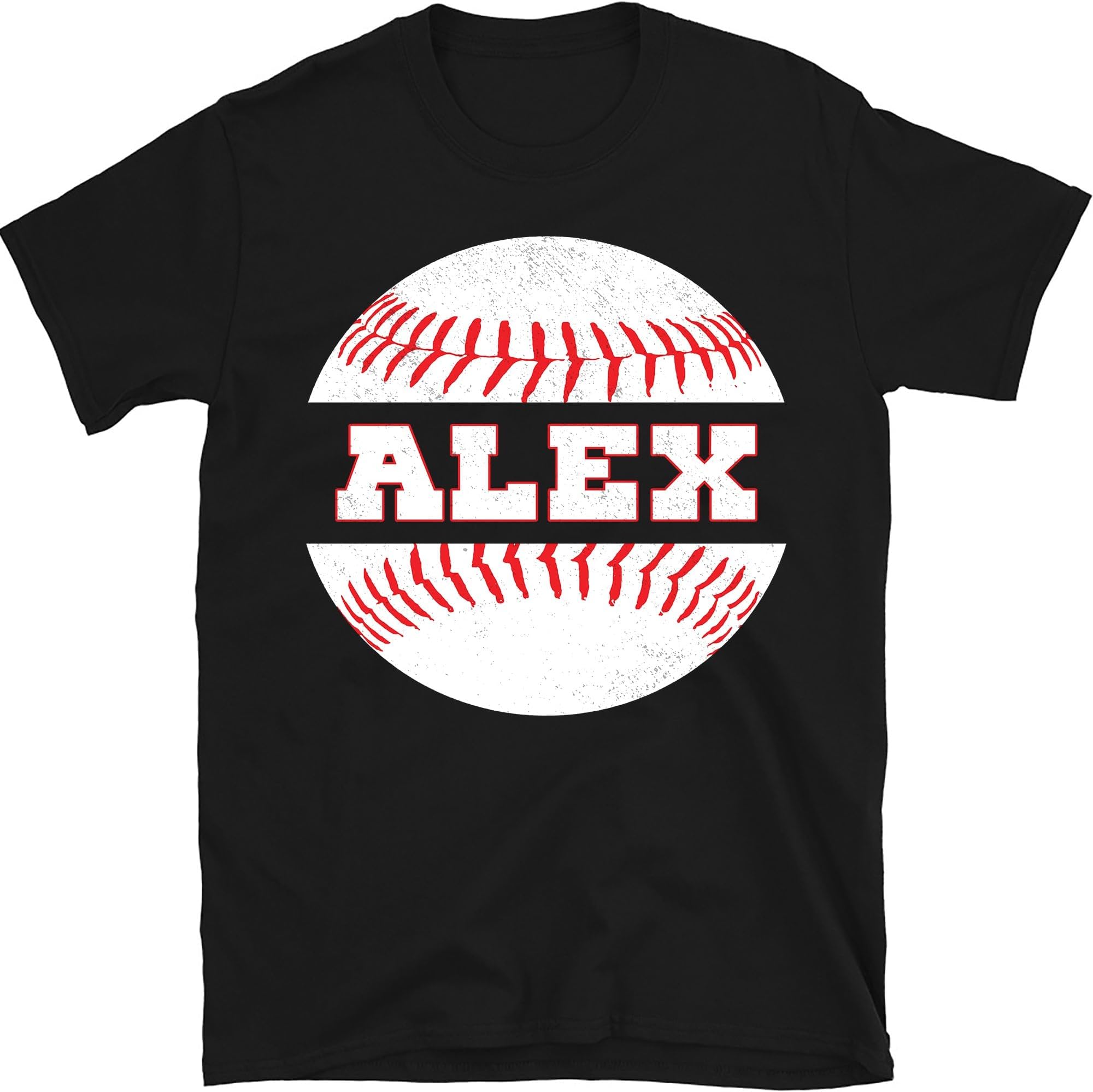 Baseball Sports Shirt, Baseball Tshirt with Custom Name, Custom Baseball Mom Shirt with Kid's Name, Baseball Mom Tee, Baseball Grandma Shirt, Small