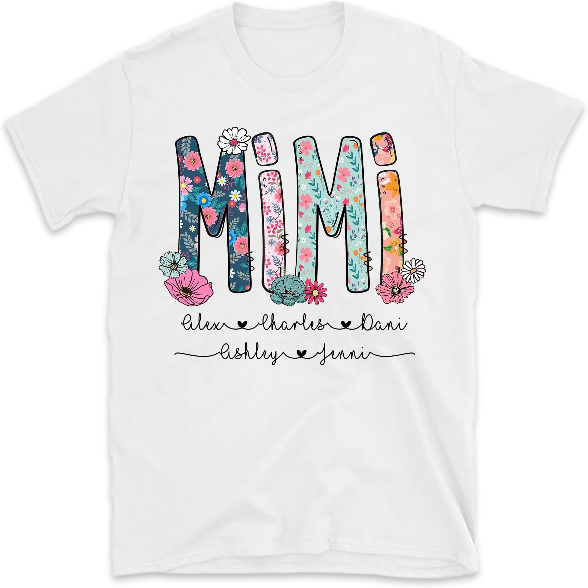 Personalized Mimi Shirt, Mimi Shirt with Kids Names Shirt, Mimi Custom Shirt, for Grandma