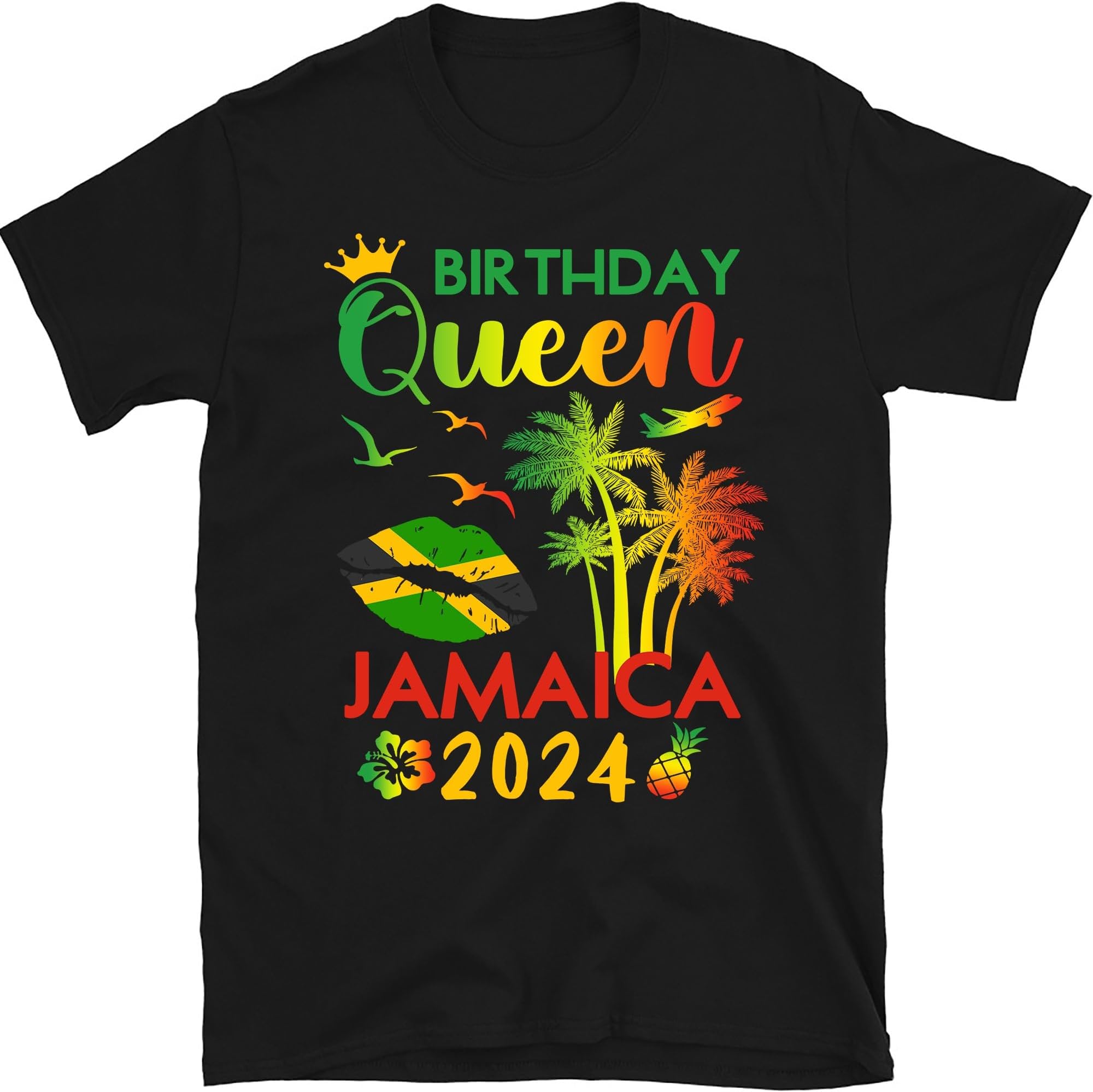 Birthday Queen Shirt, Jamaica Vacation 2024 Shirt, Birthday Girls Jamaica Shirt, Jamaica Birthday Crew Shirts, Small