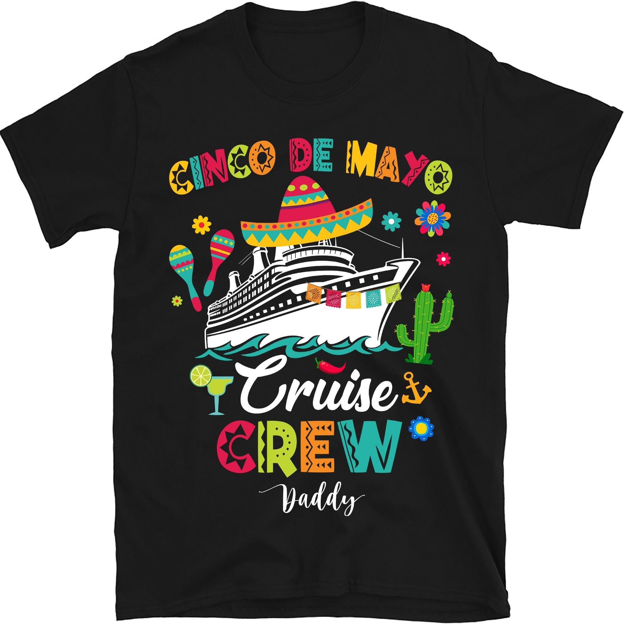Cinco de Mayo Cruise Crew Shirts, Cinco de Mayo Cruise Squad Group Matching Outfits, Mexican Party Shirt, Family Matching Shirt