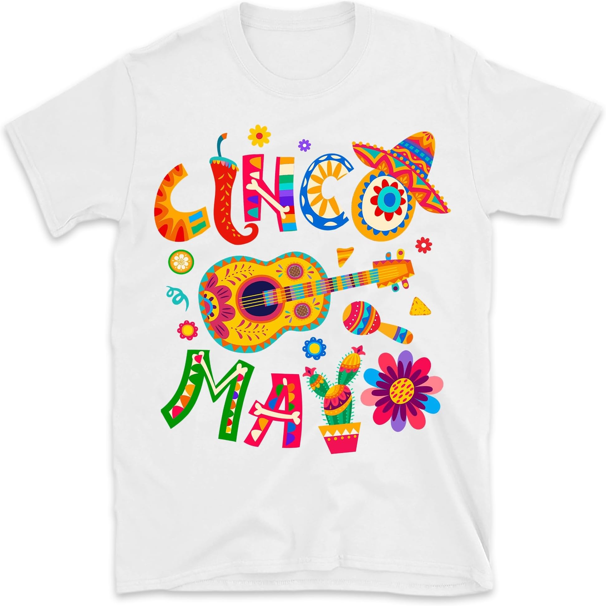 Happy Cinco De Mayo T-Shirt, Cinco De Mayo Shirt, Mexican Fiesta Shirt, Mexican Festival Gift, Mexican Shirts, Cinco De Mayo Fiesta Shirt, Small