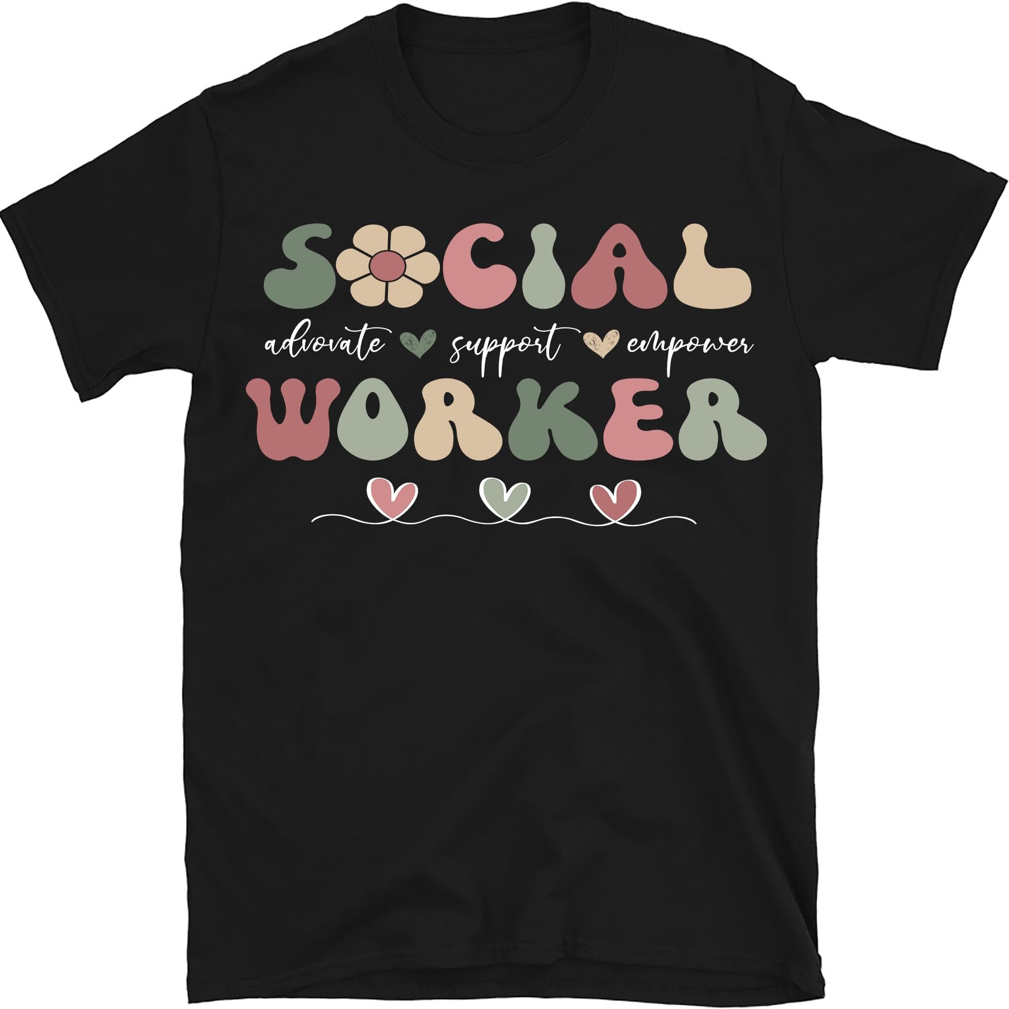 Groovy Social Worker Shirt, Vintage Social Worker Shirt, Retro Social Work Shirt, Social Worker Appreciation Gift Shirt
