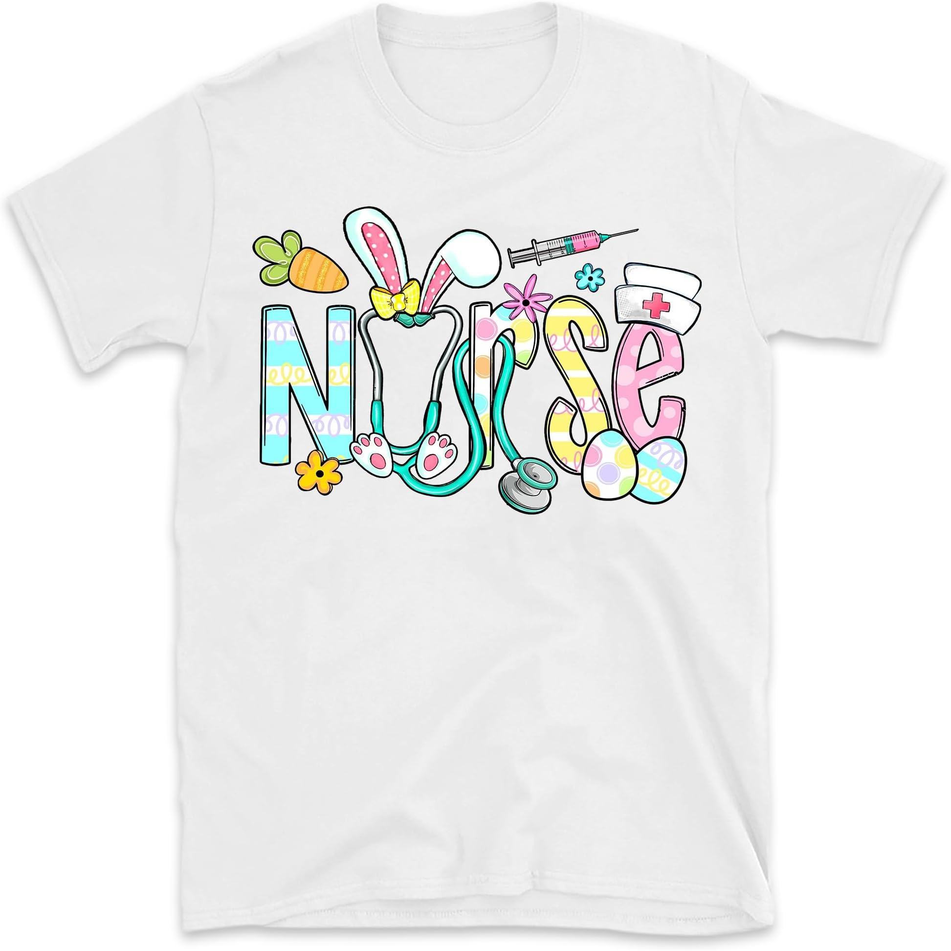 Easter Nurse Tshirt, Easter Gift for Nurse, Easter Shirt for Nurse, Easter Medical Shirt, Easter Nursing Shirts, Nurse Tee, Small