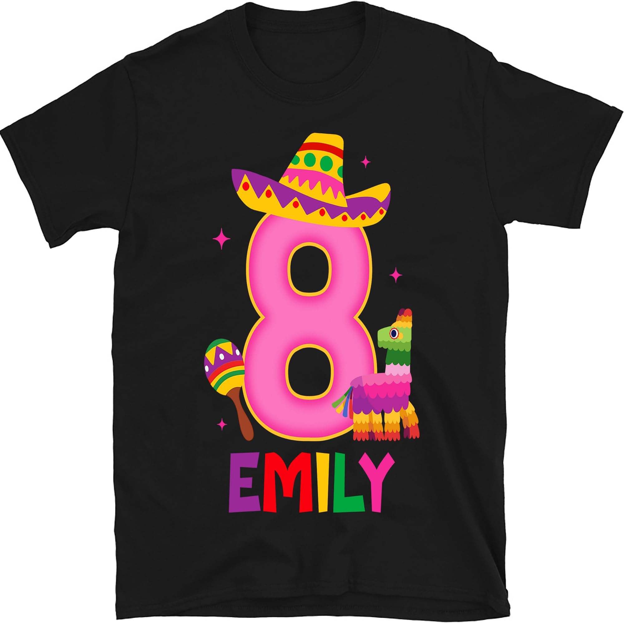 Girls Boys Fiesta Birthday Shirt, Custom Birthday Tshirt, Birthday Shirts for Boys and Girls, Fiesta Birthday Outfit, Cinco de Mayo Birthday