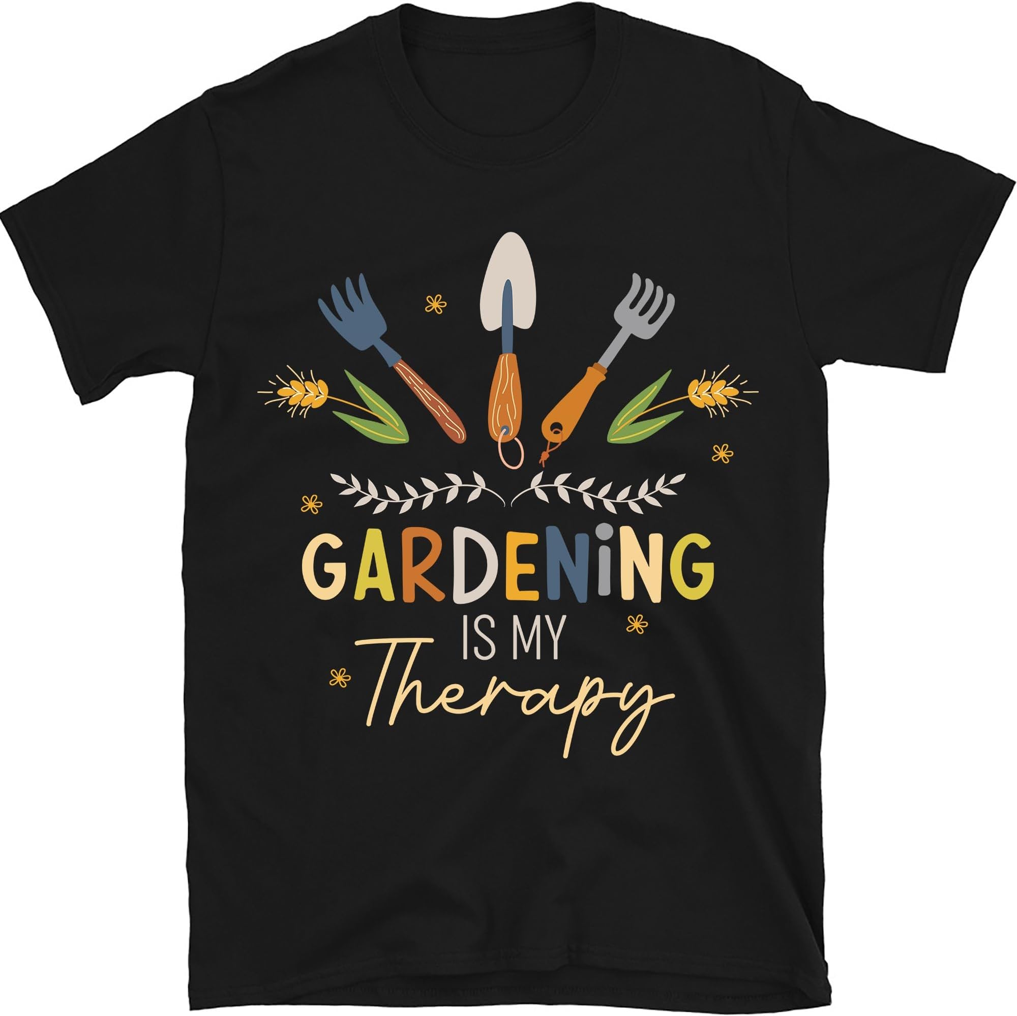 Gardening is My Therapy Shirt, Plant Lover Shirt, Gardener Outfit, Gardening T-Shirt, Plant Lady Shirt, Woman Plant Tee, Small