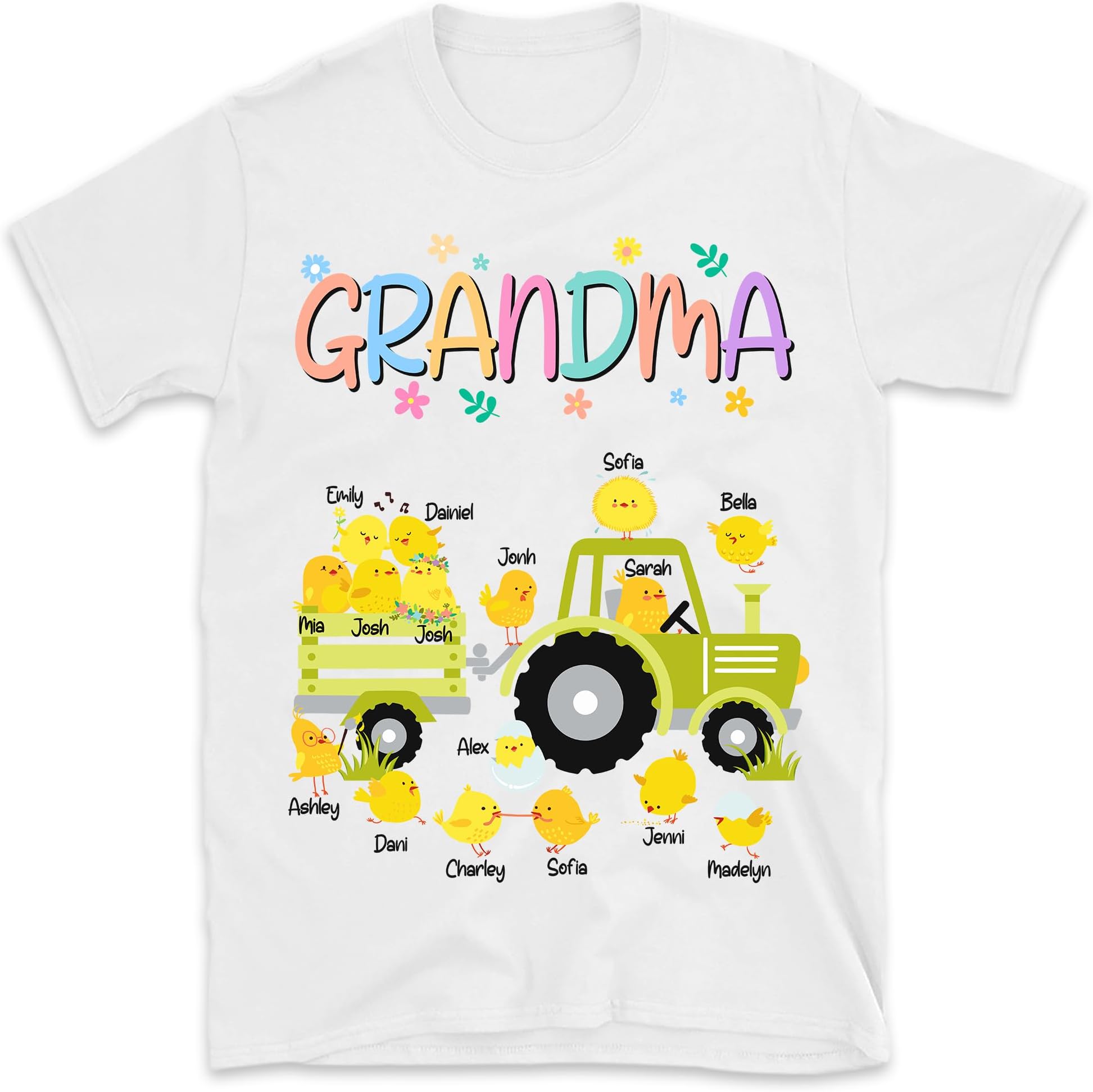 Grandma's Little Chicks Easter Shirt, Grandma Easter Shirt, Easter Grandma Shirt, Mom Nana Gigi Mimi Easter's Day Shirt