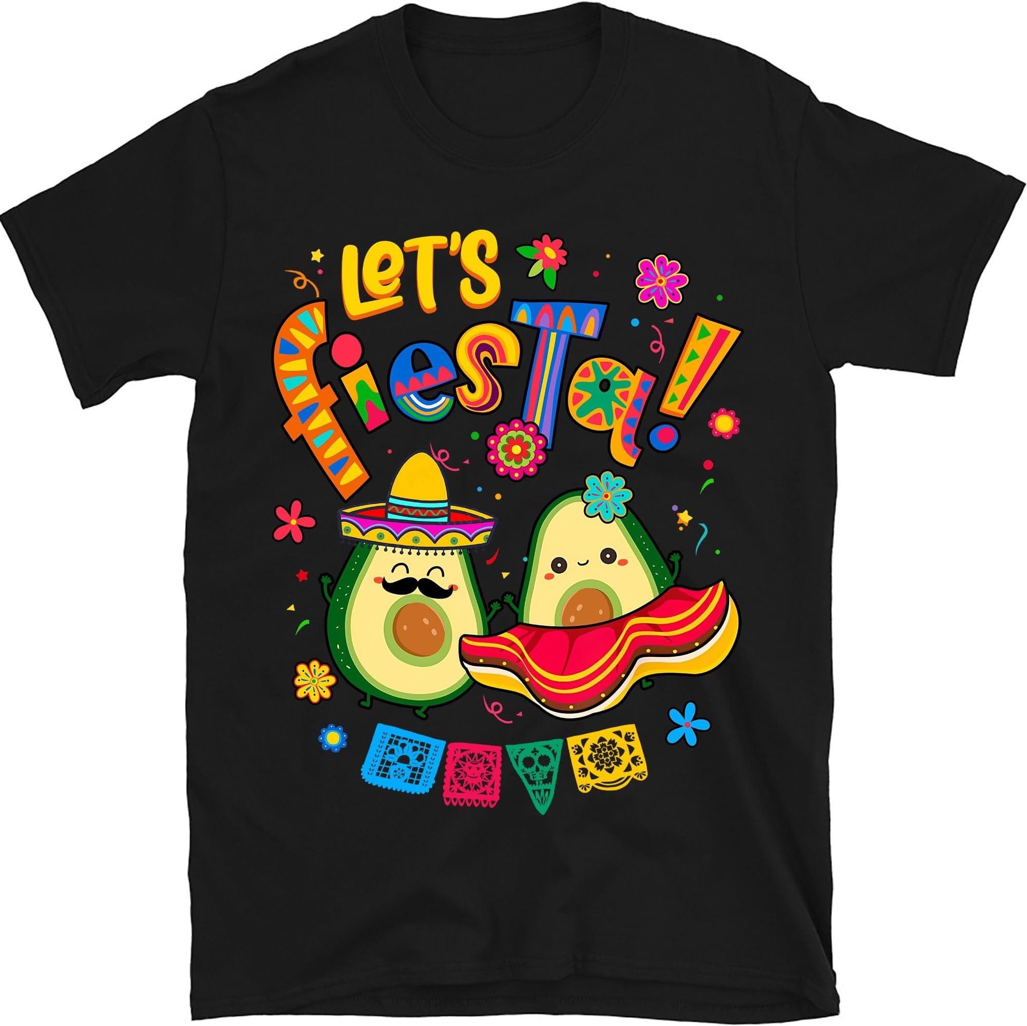 Let's Fiesta Shirt, Cinco De Mayo Tshirt, Mexican Party, Fiesta Themed Party T-Shirt, Fiesta Bachelorette Tees