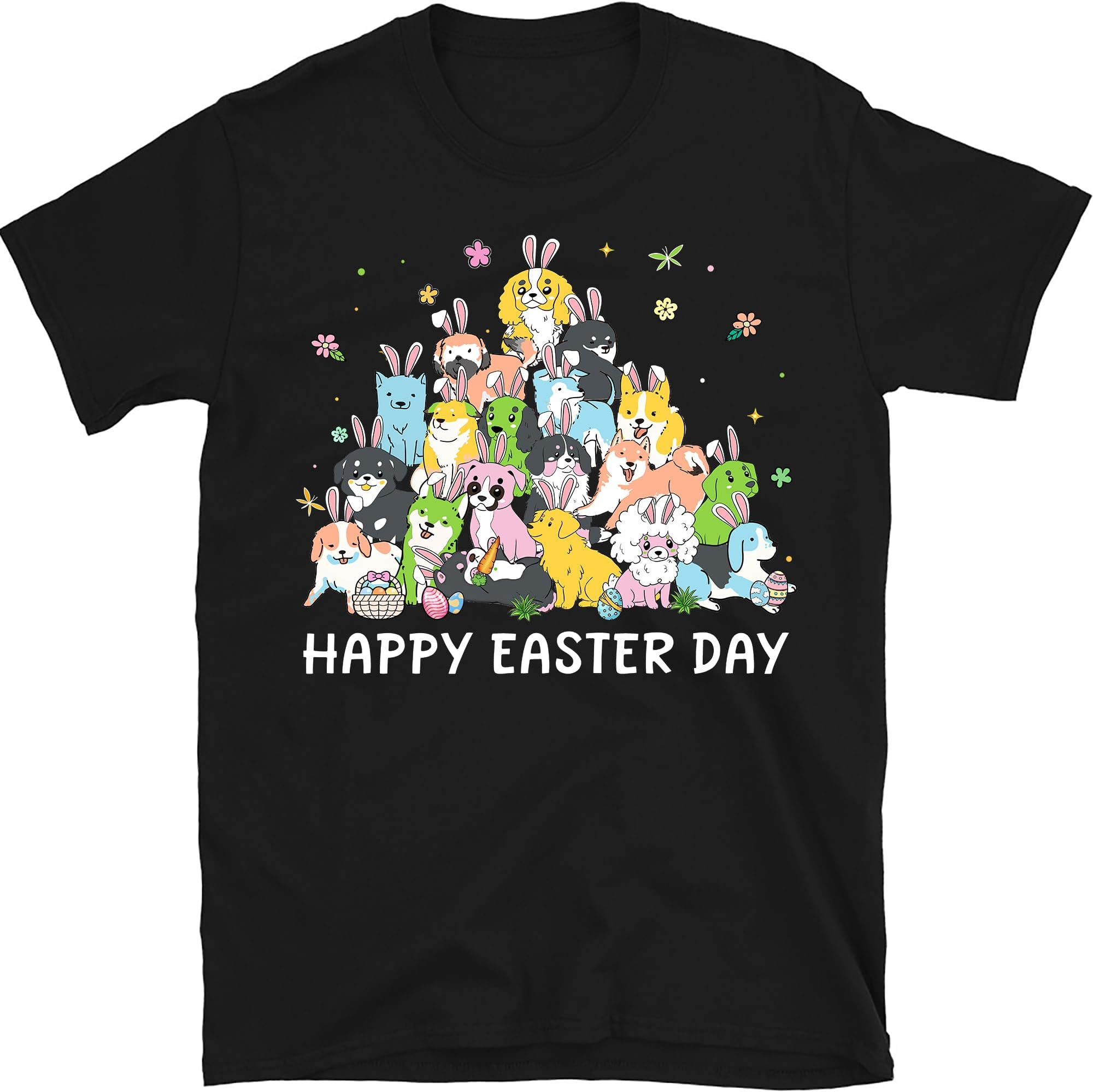 Happy Easter Cat Sweatshirt, Cute Bunny Cat Kitten Shirt, Cat Lover Shirt, Cat Mom Sweater, Cat Easter Day Gift