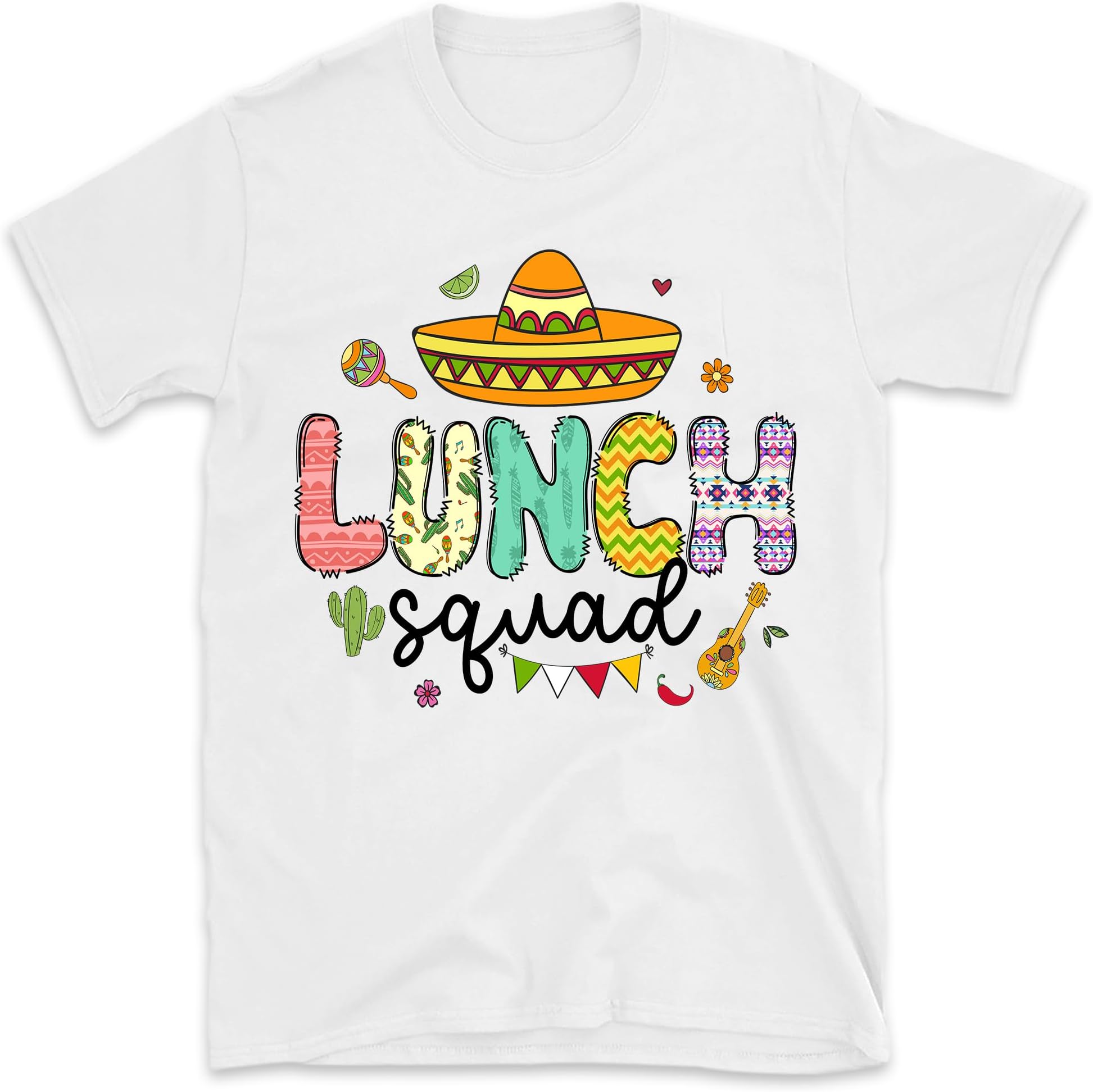 Lunch Lady Fiesta Squad Shirt, Mexican Lunch Lady Shirt, Cinco De Mayo Shirt for Lunch Squad, Cafeteria Worker Gift, Lunch Lady Gift