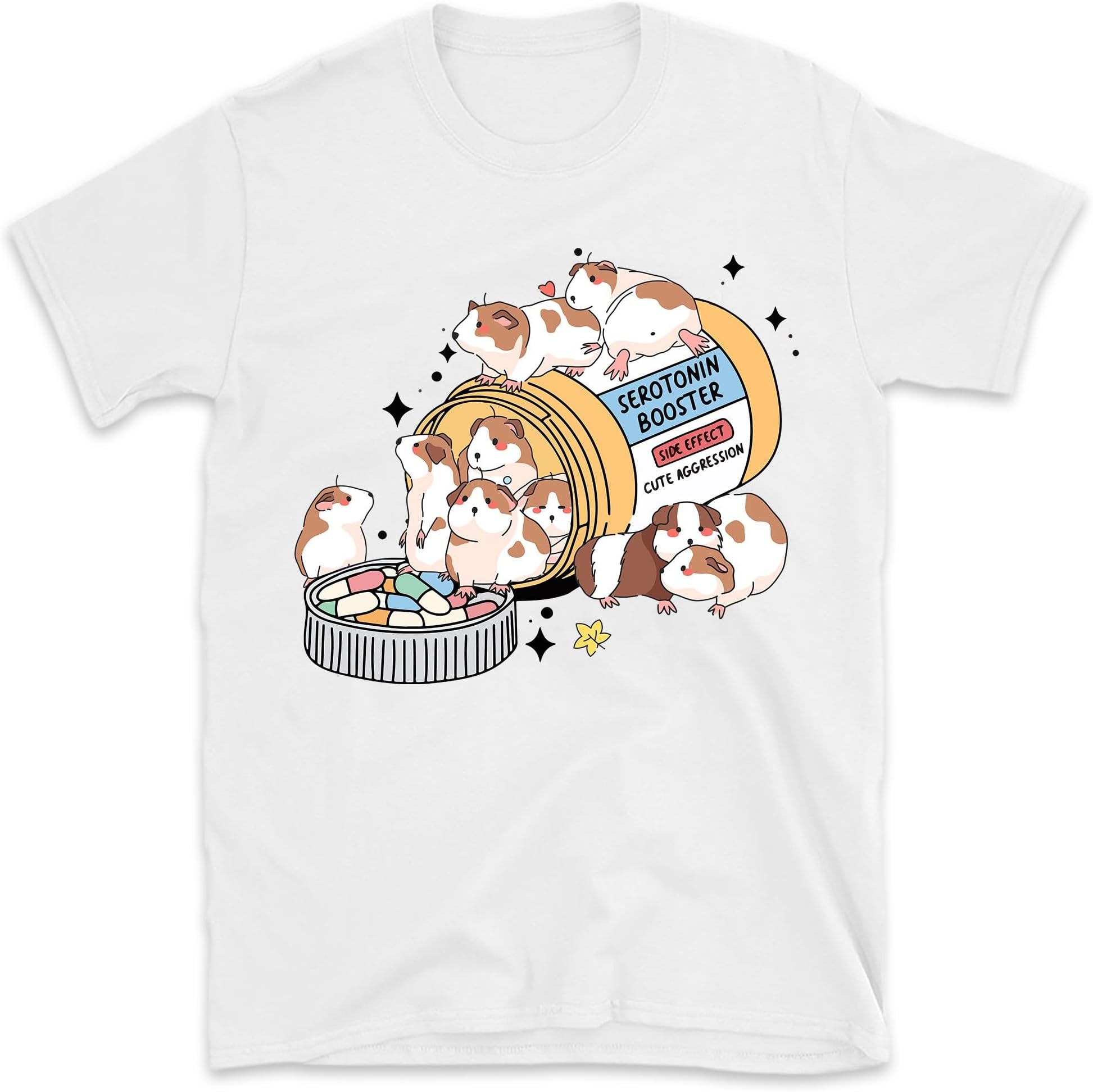 Serotonin Booster Guinea Pigs Shirt, Funny Guinea Pig Shirt, Guinea Pig Lover Gift, Animal Birthday Shirt, Small