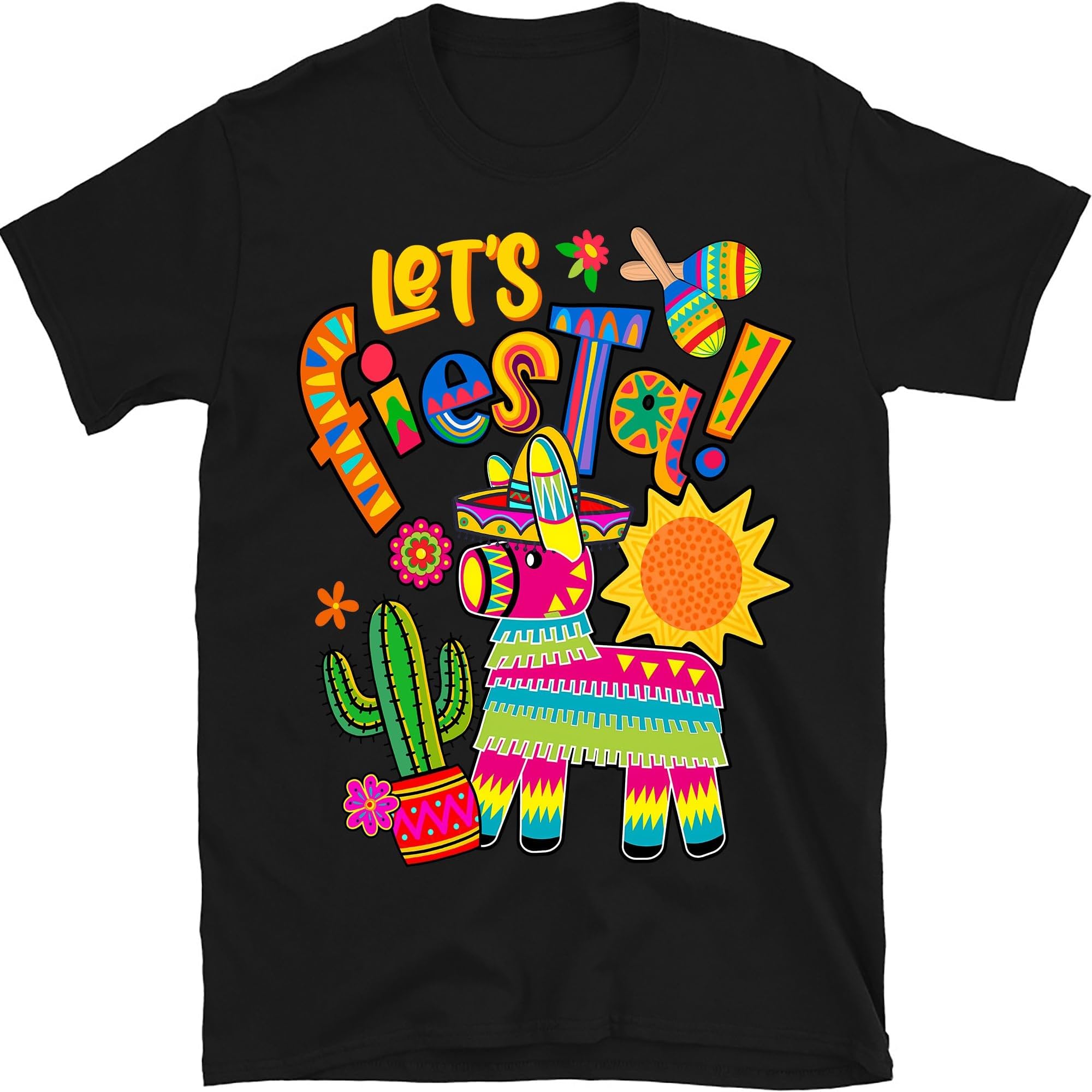Cinco De Mayo Shirt, Let's Fiesta Shirt, Fiesta Shirt, Mexican Party Shirt, Mexican Food, Pinata Shirt, Mexico Bachelorette Shirt
