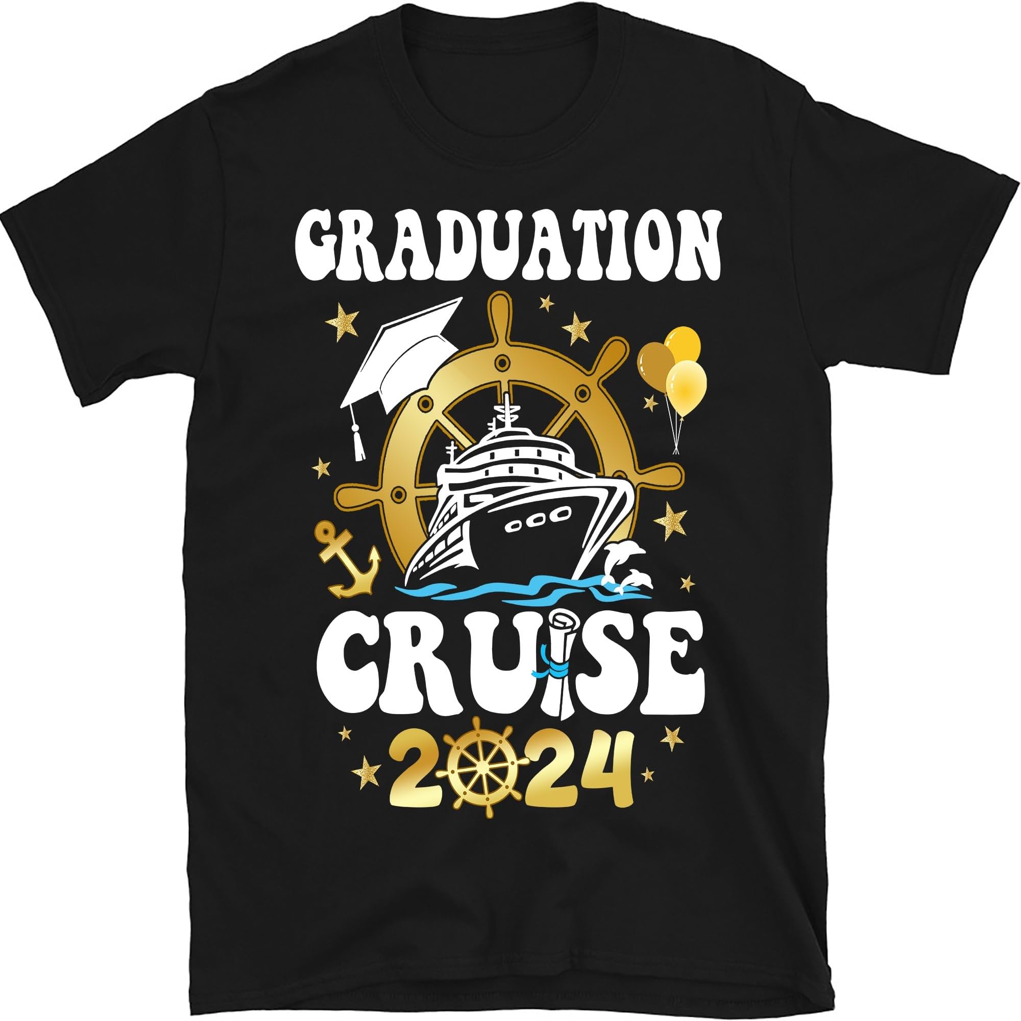 Graduation Cruise 2024 Shirt, Cruise Squad Matching Shirts, Cruise Vacation Graduation Tee, Graduation Shirts for Women,Summer Ship Trip