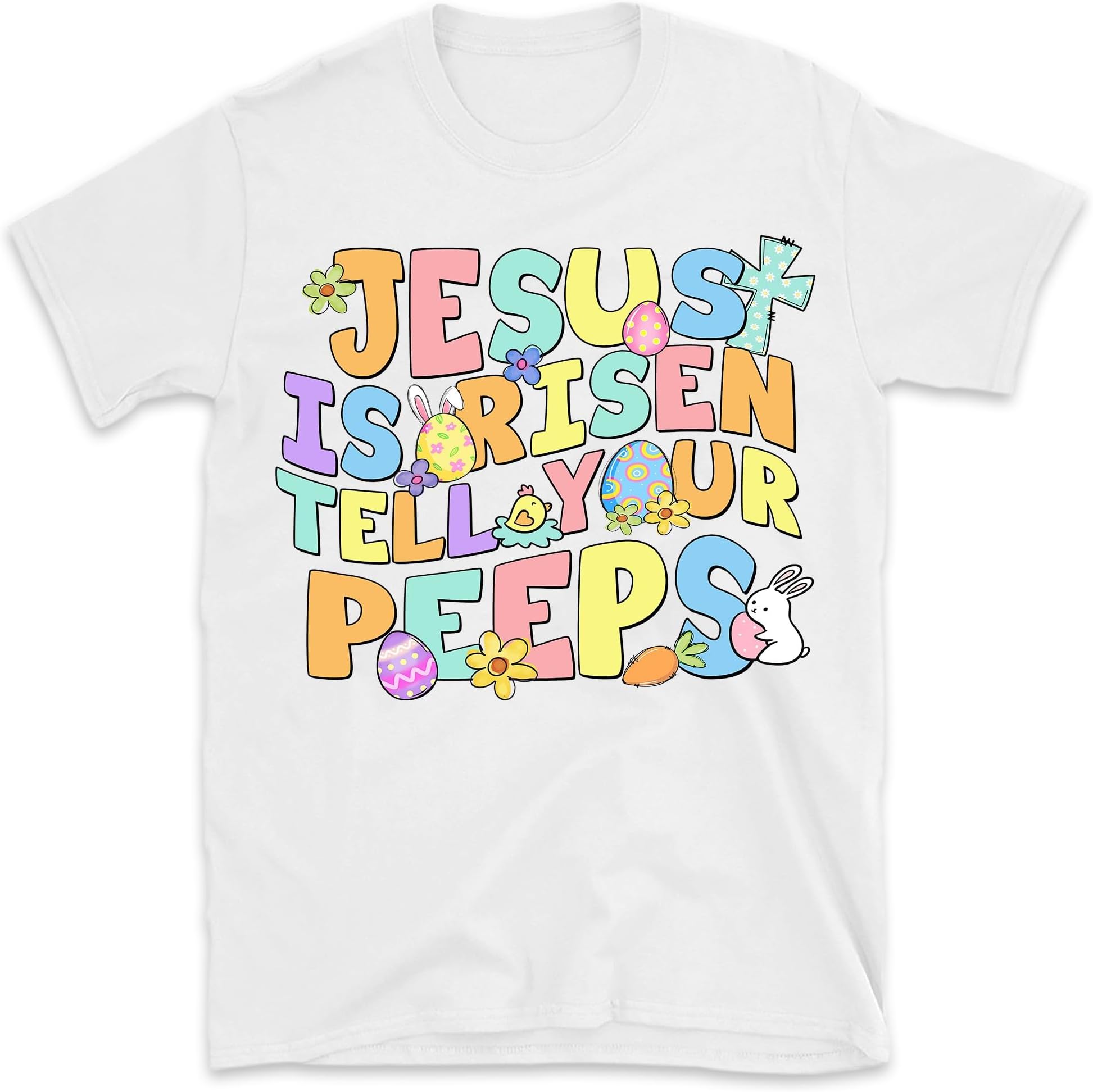 Jesus is Risen Tell Your Peeps Shirt, Easter Peeps Shirt, Easter Christian Kids Shirt, Jesus Easter Shirt, He is Risen Shirt, Religious Easter Shirt