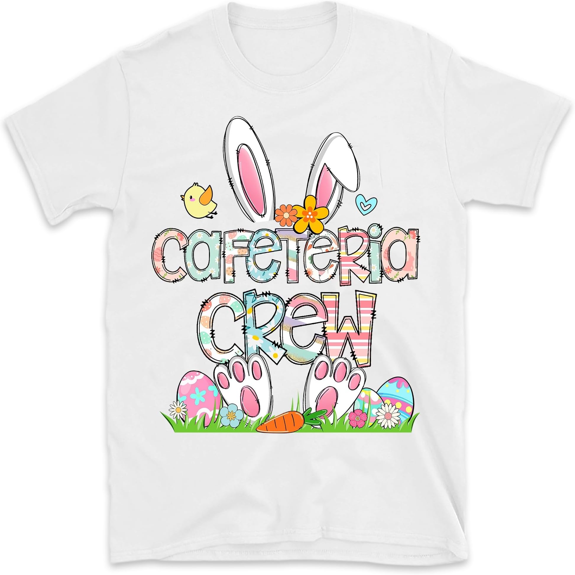 Happy Easter Cafeteria Crew Shirt, Lunch Lady Bunny Shirt, Cute Easter Lunch Lady Shirt, Easter Cafeteria Worker Gift, Lunch Lady Easter Shirt