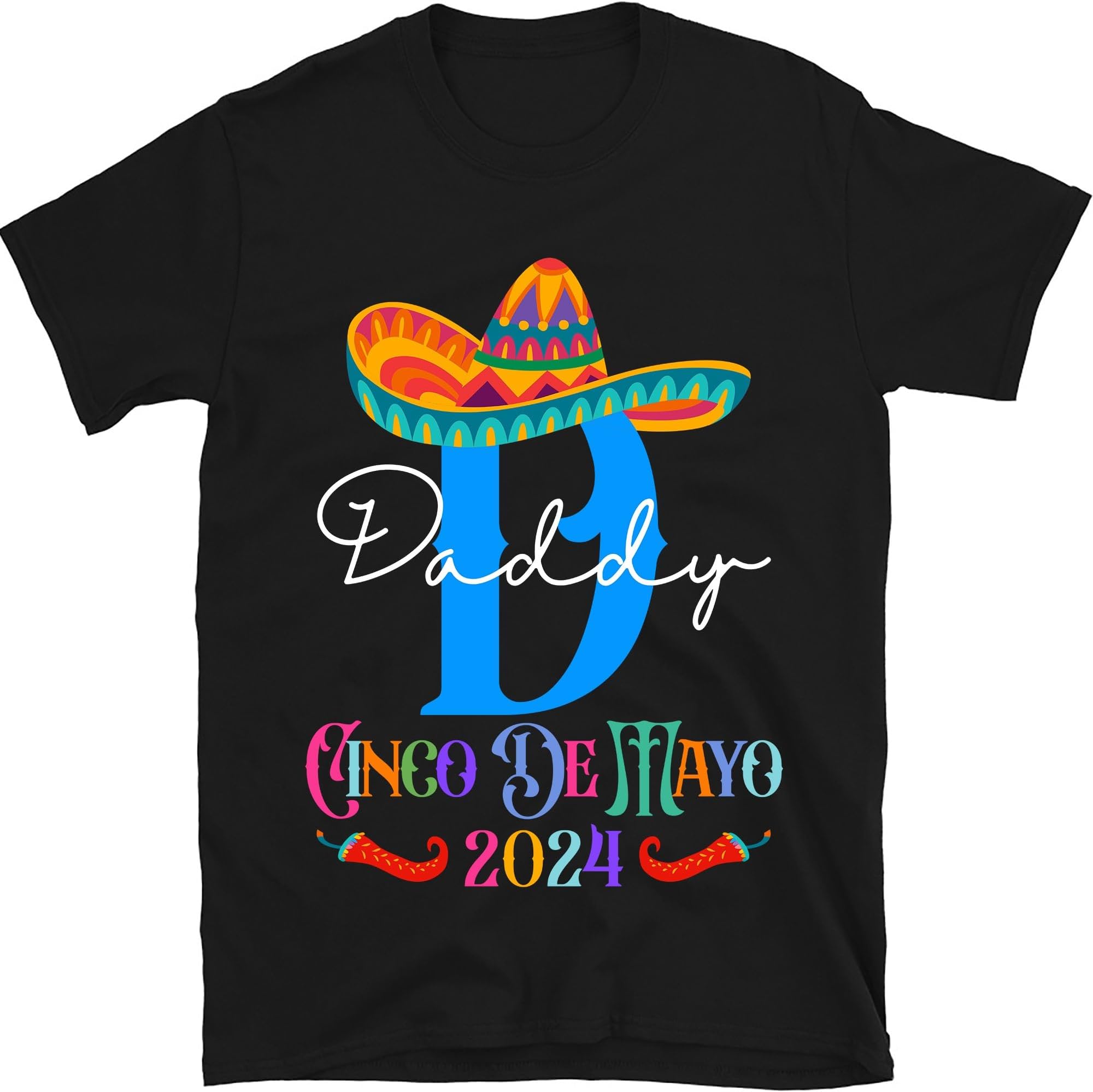 Personalized Cinco De Mayo Family Shirts, Monogrammed Cinco de Mayo Shirts with Name, Custom Cinco De Mayo Group Shirts Family Vacation 2024, Small