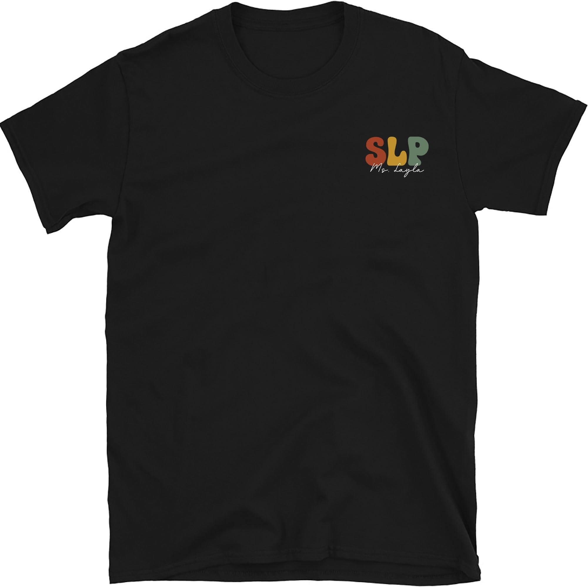 SLP Custom Name Shirt, Speech Language Pathologist Shirt, Speech Therapy Tee, Retro SLP Shirt, Speech Pathologist Gift 1, Small