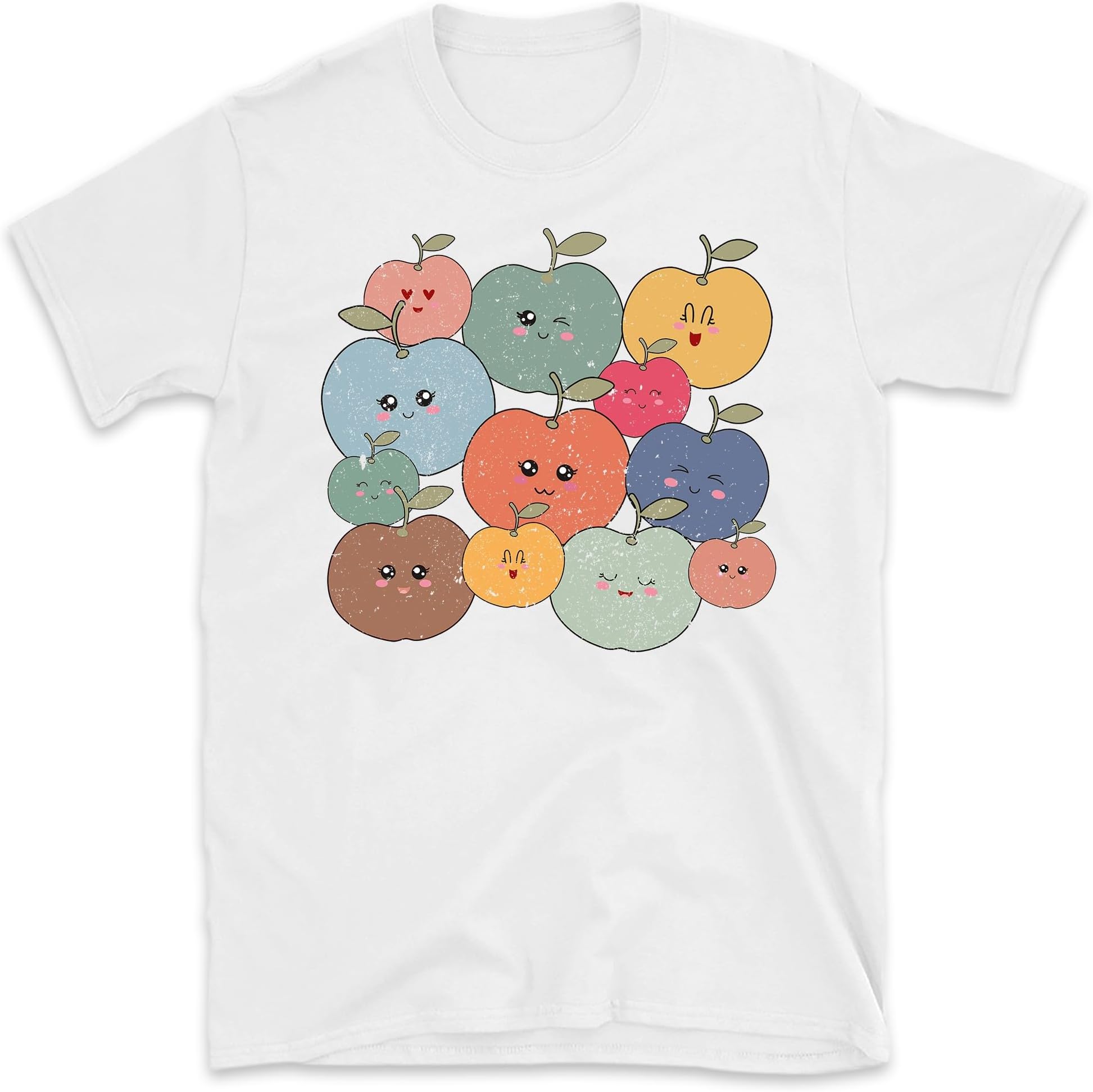Retro Apple Shirt, Cute Teacher Shirt, Teaching Apple Tee, Gift for Teacher, Back to School Shirt