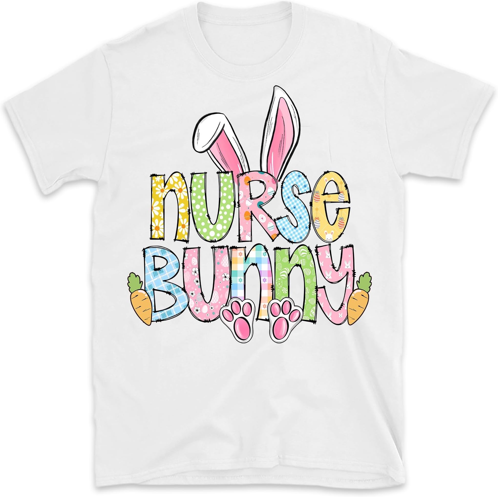 Easter Nurse Bunny Shirt, One Hoppy Nurse Shirt, Bunny Nurse Tee, Nurse Lover Shirt, Nursing Easter Gift for Nurses