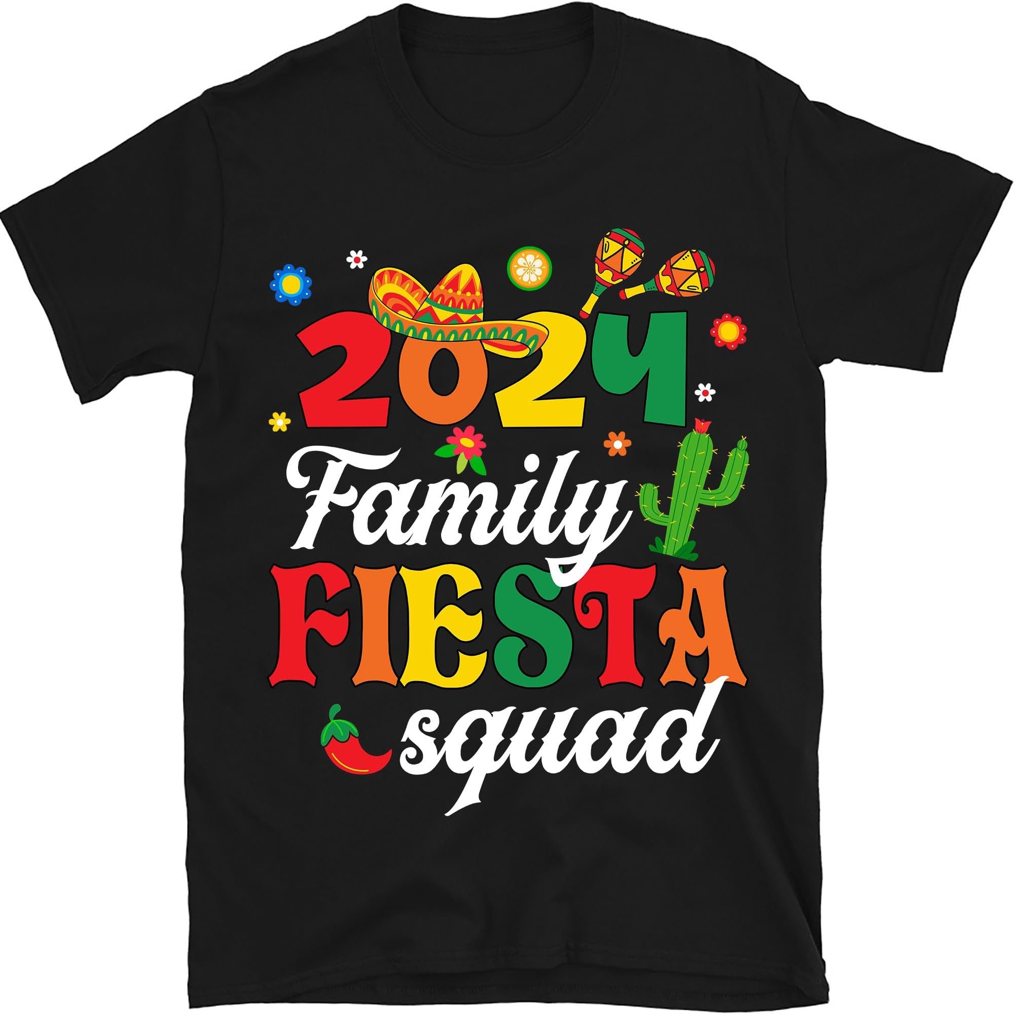 Fiesta Family Shirt, 2024 Family Fiesta Squad Shirt, Let's Fiesta Shirt, Cinco De Mayo Squad Shirt, Fiesta Shirt, Fiesta Party Shirt