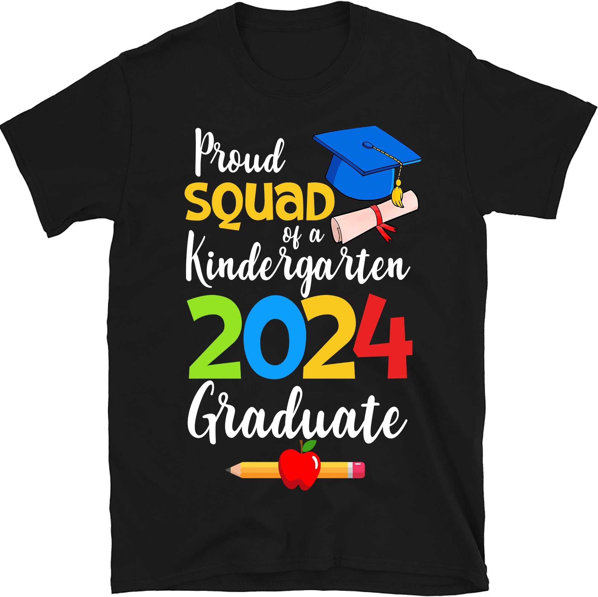 Kindergarten Graduation Shirt, 2024 Custom Kindergarten Family Shirts, Custom Pre-K 1st 2nd Grade Shirt