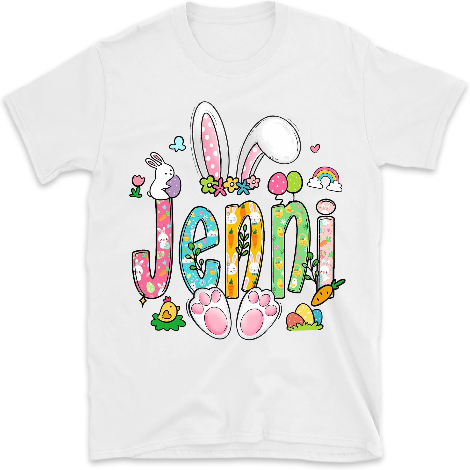 Easter Girls Shirt, Personalized Bunny Girls Shirt, Kids Easter Shirt, Easter Toddler Shirt, Custom Easter Bunny Shirt, Girls Easter Gift