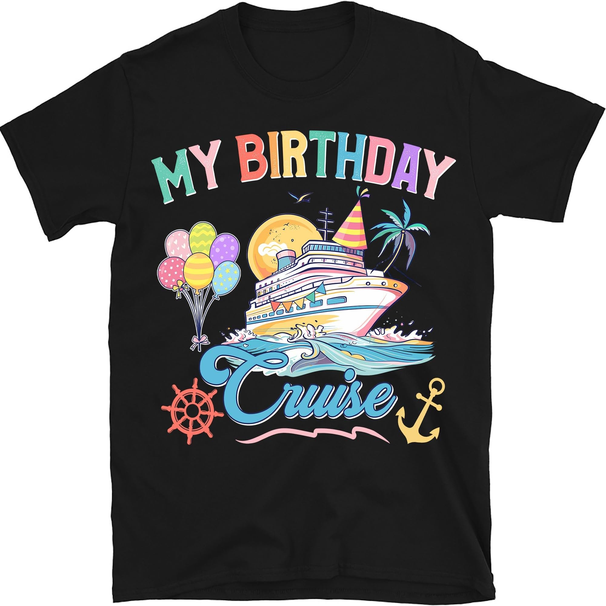 Personalized Birthday Cruise Crew Shirt, Birthday Cruise Shirt, Family Cruise Vacation Shirts, Cruising Family Birthday Shirt, Small