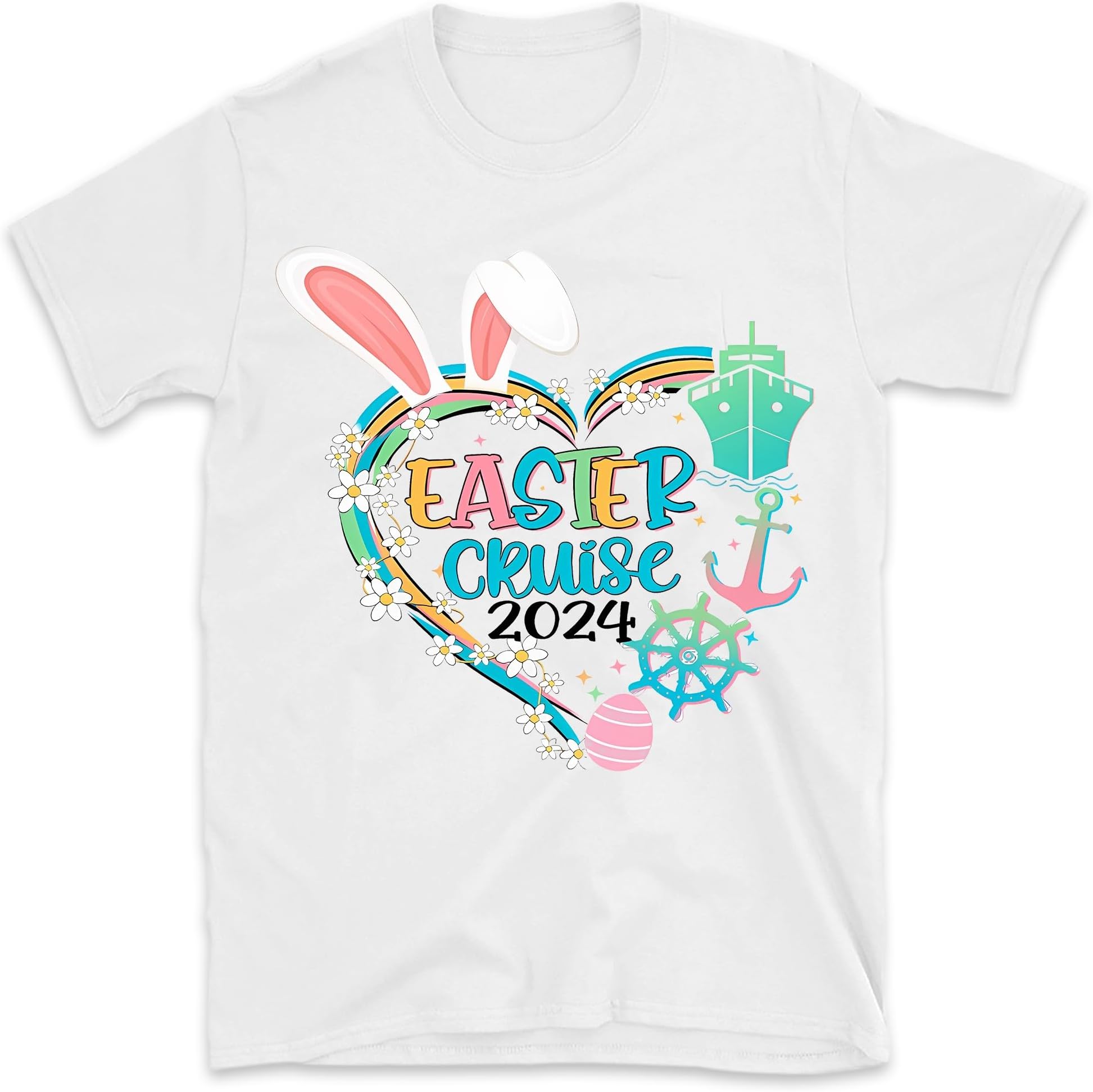 Easter Cruise Heart Shirt, Easter Cruise 2024, Family Easter Cruise Matching Shirt, Easter Cruising Tee, Easter Trip Shirt, Easter Day Gift, Small