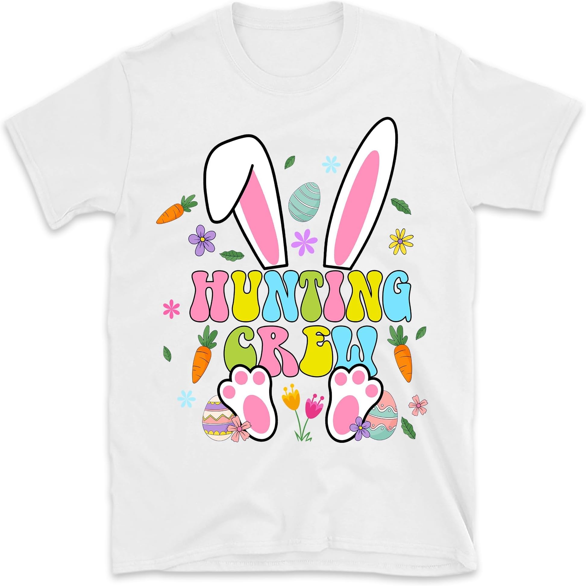 Hunting Crew Shirt, Happy Easter Sweatshirt, Easter Squad Bunny Shirt, Easter Matching Shirts, Easter Kids Bunny Crew Shirt, Egg Hunting Crew Shirts