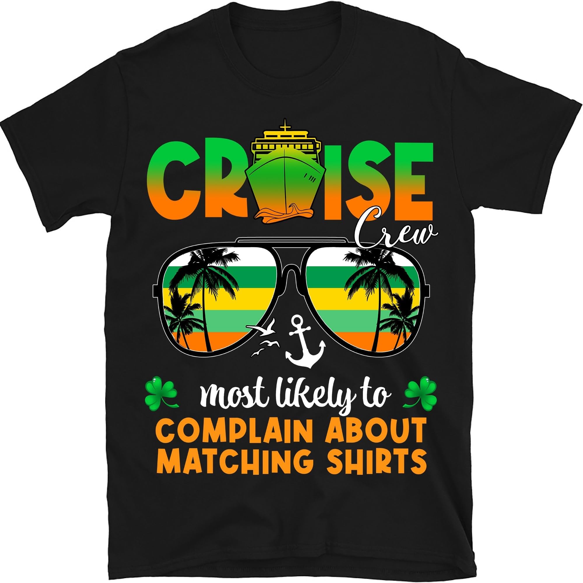 Personalized St Patricks Day Most Likely to Cruise Shirts, St Patrick's Cruising Shirts, Custom Matching Family St Patricks Tshirts, Happy Shamrock Shenanigans Shirt, Small