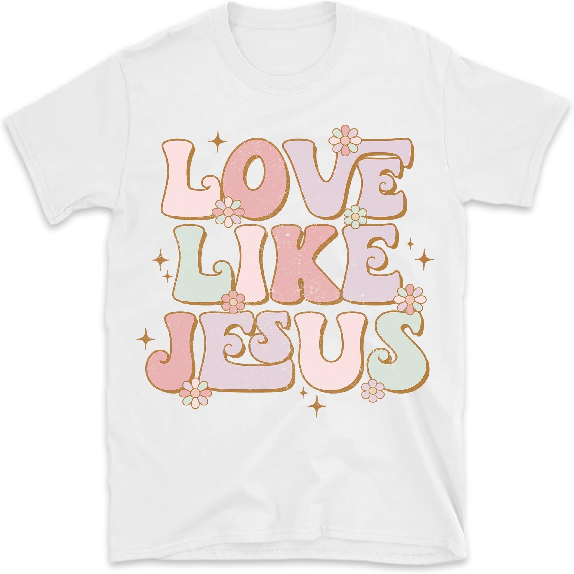 Love Like Jesus Shirt, Easter Shirt, Retro Easter Shirt, Religious Easter Shirt, Bible Verse Easter Tee, Womens Easter Shirts