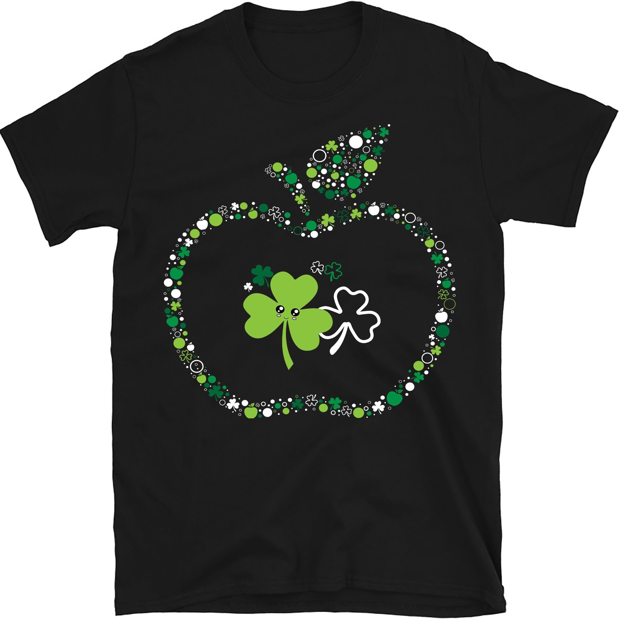 Teacher St Patricks Shirt, Irish Shamrock Apple Teacher Shirt, One Lucky Teacher Shirt, Teaching St Pattys Day Gift