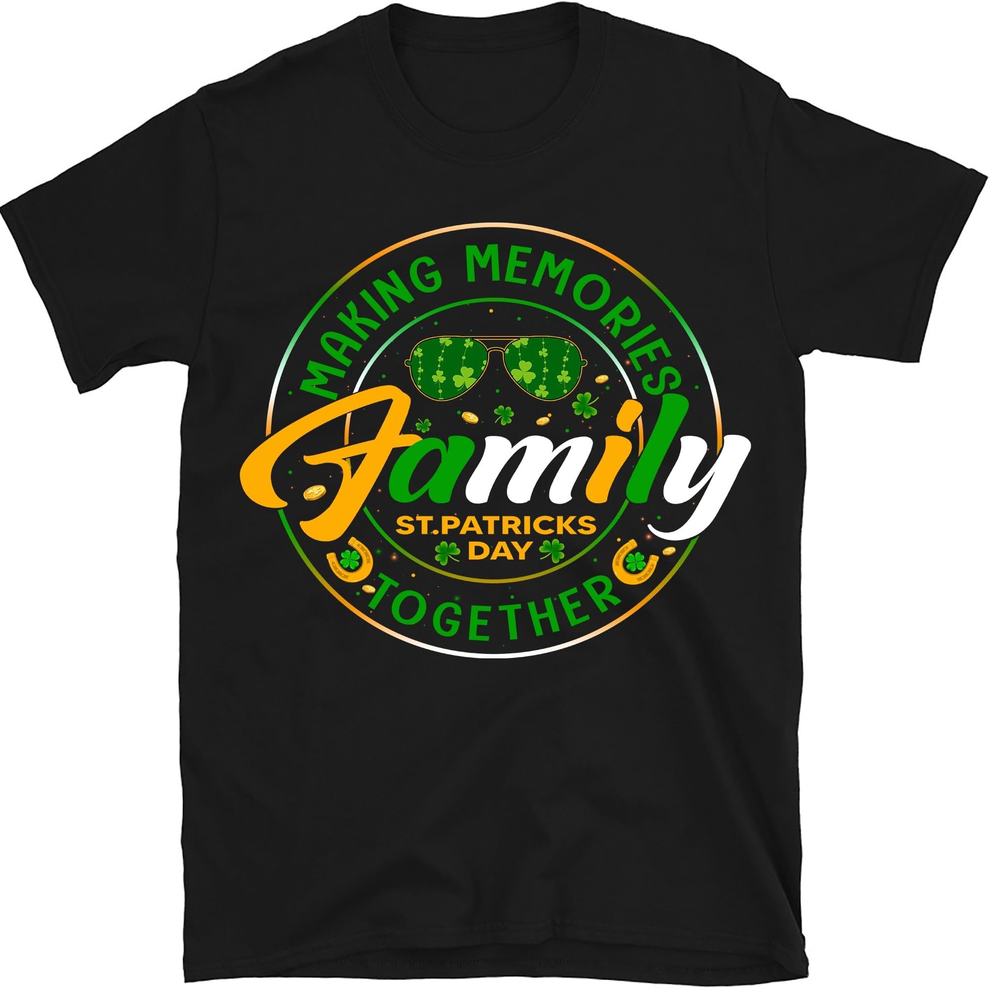 St Patricks Family Making Memories Together Shirt, Saint Patricks Day Family Shirt, St Patrick's Day Matching Shirts, Lucky Family Matching Shirts, St