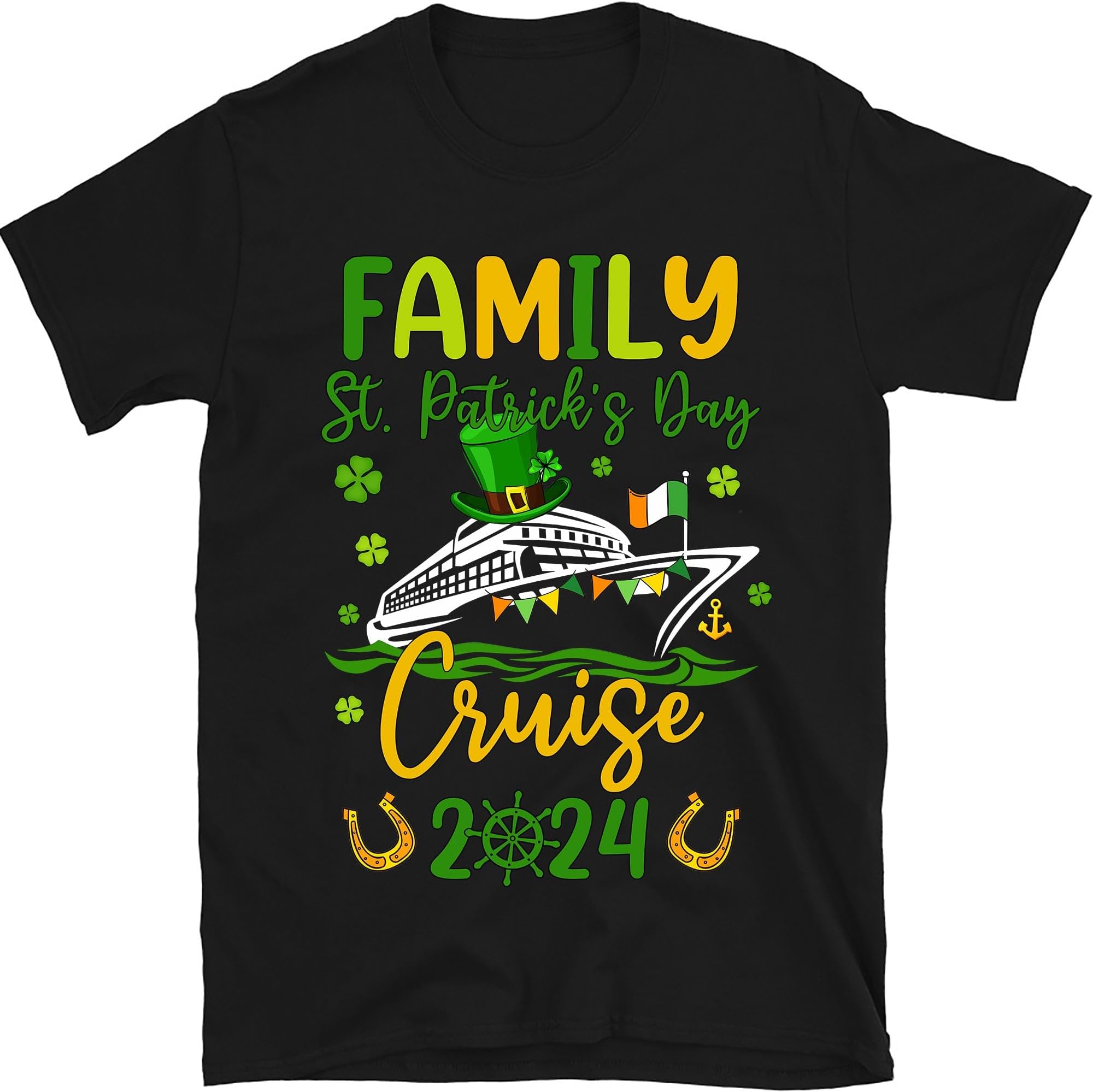 Family St Patrick's Day Cruise 2024 Shirt, Family Cruise Squad Shirt, Family St Patricks Day Cruise Trip 2024, Matching Family Cruising Shirt
