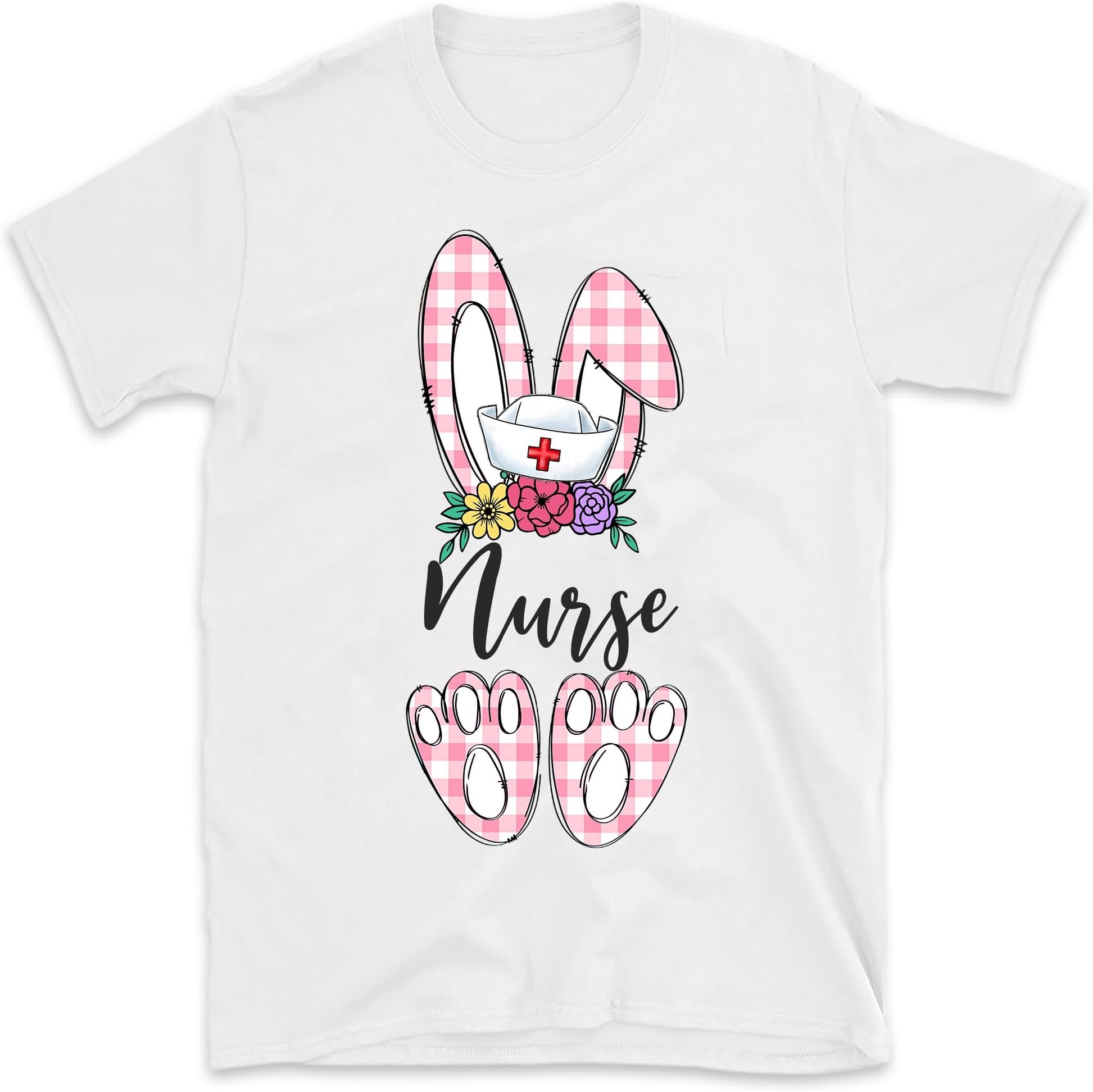 Bunny Nurse Shirt, Happy Easter Day Nurse Life T-Shirt, Nurse Gift for Easter Day, Easter Bunny Shirt, Bunny Shirt, Rabbit Nurse, Small