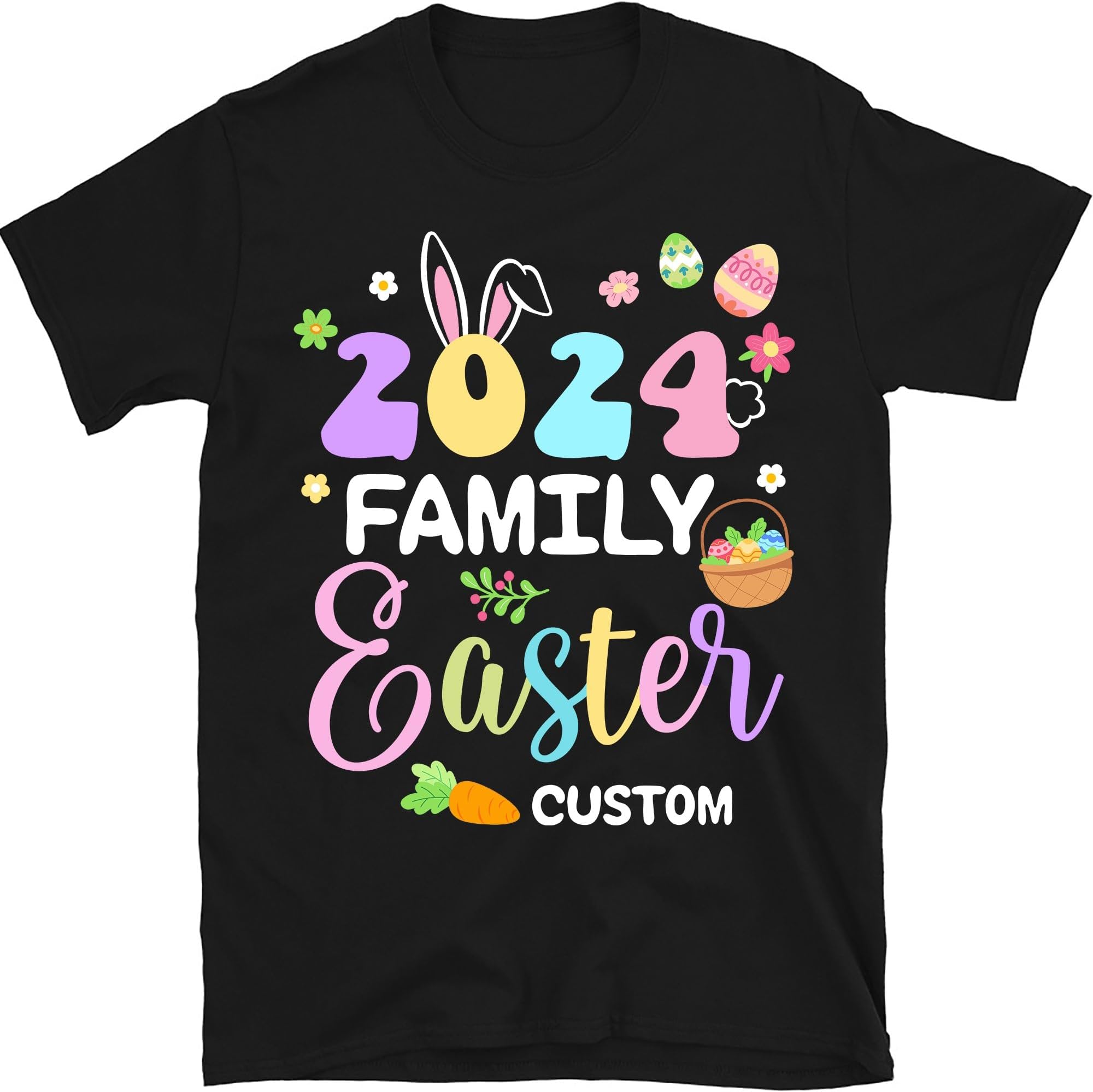 Family Easter 2024 Shirt, Easter 2024 Shirt, Easter Bunny Shirt, 2024 Family Easter Shirt, Easter Kids Shirt, Small